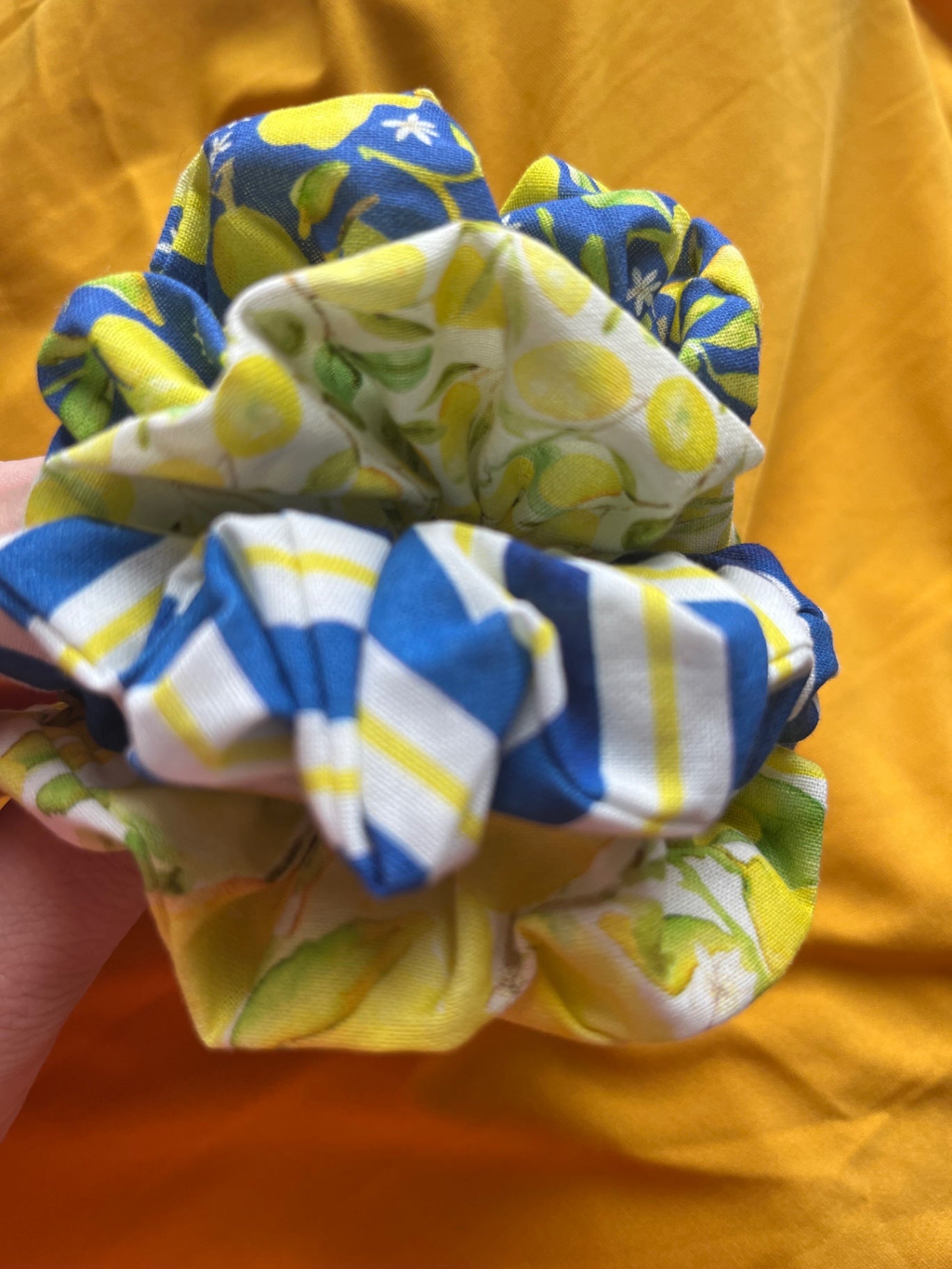 Scrunchie Set - Zesty Lemon