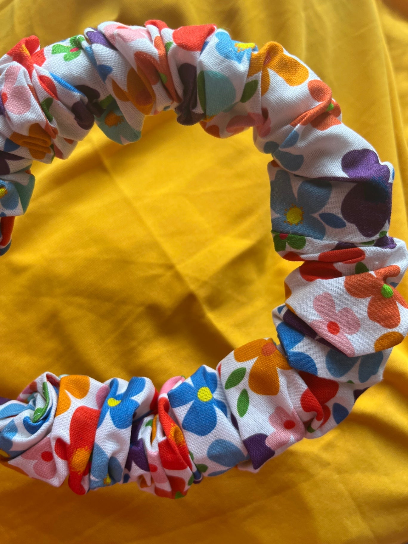 Scrunchie Headband - Flowers & Petals
