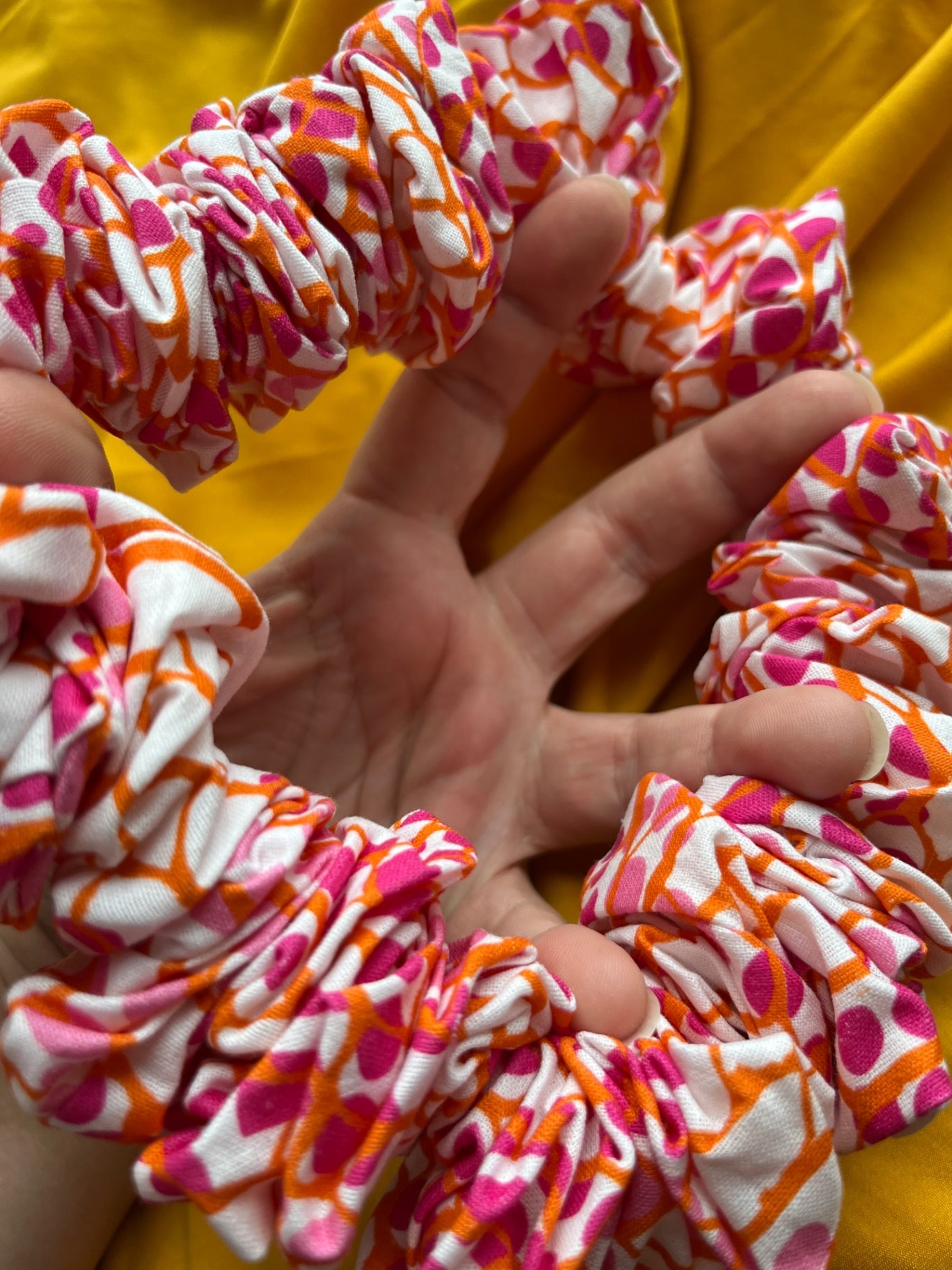 Giant XXL Oversized Scrunchie - Sunset Safari