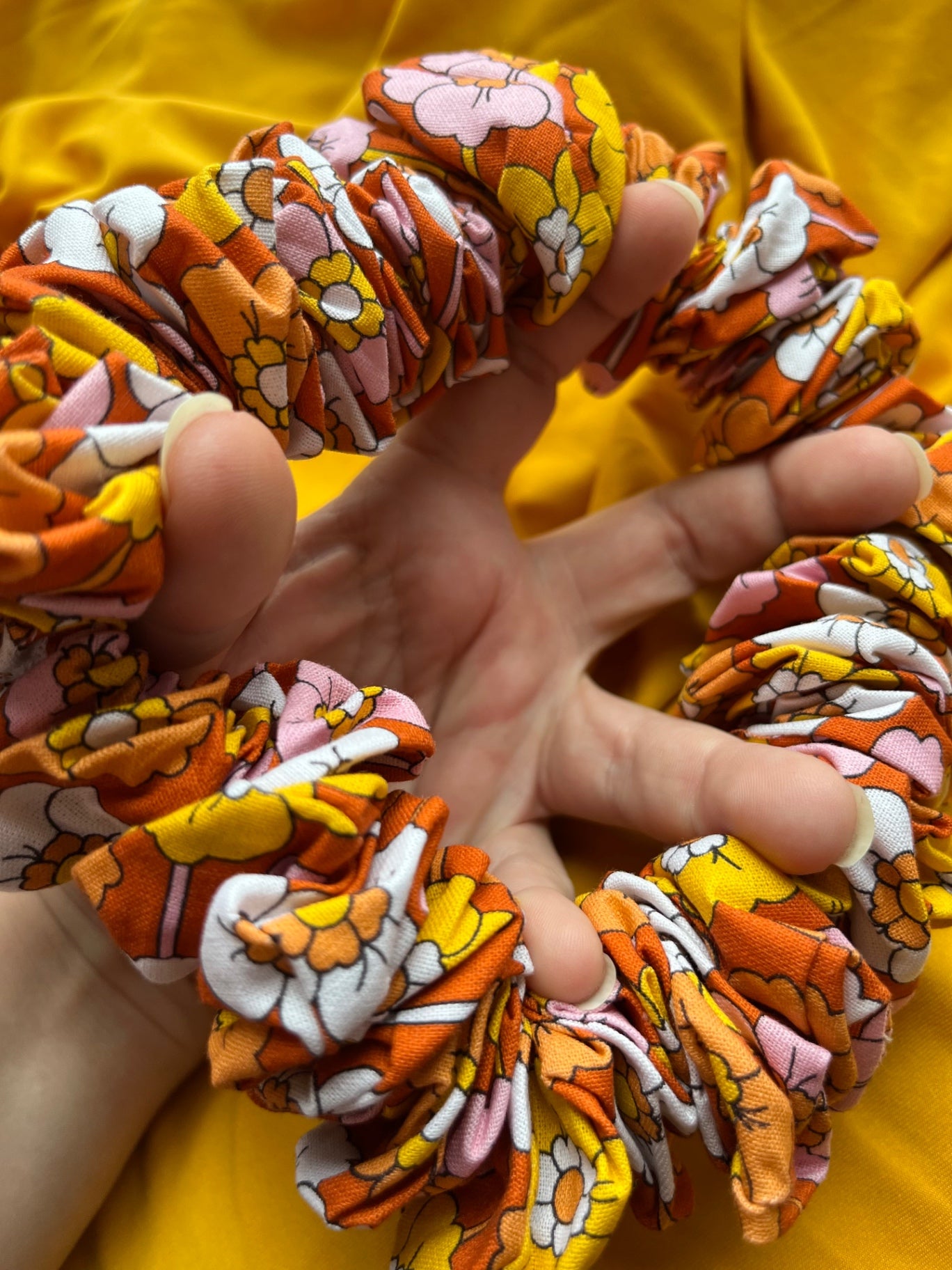 Giant XXL Oversized Scrunchie - Vintage Flowers