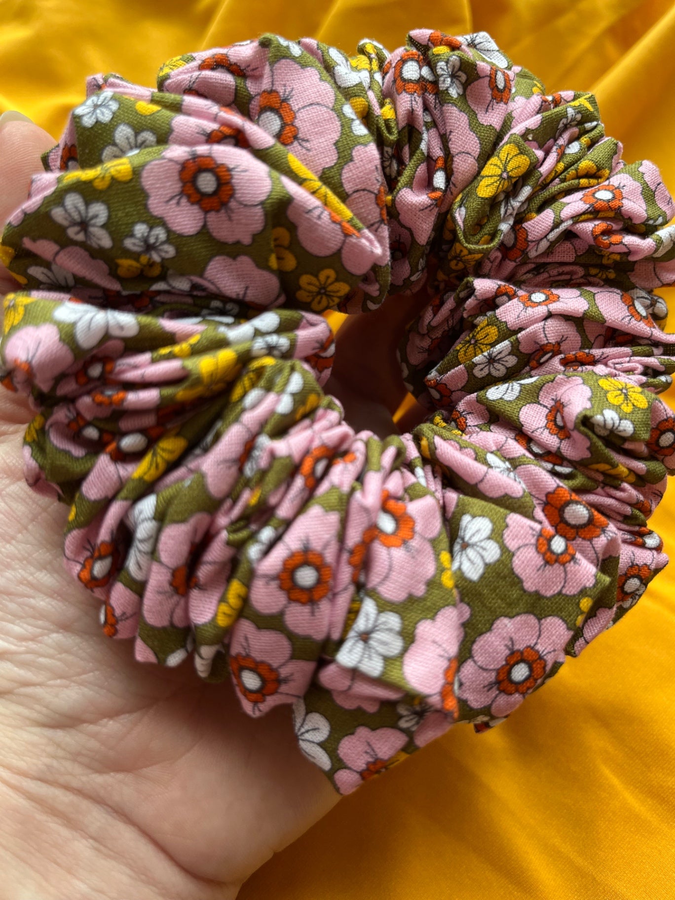 Giant XXL Oversized Scrunchie - Vintage Flowers