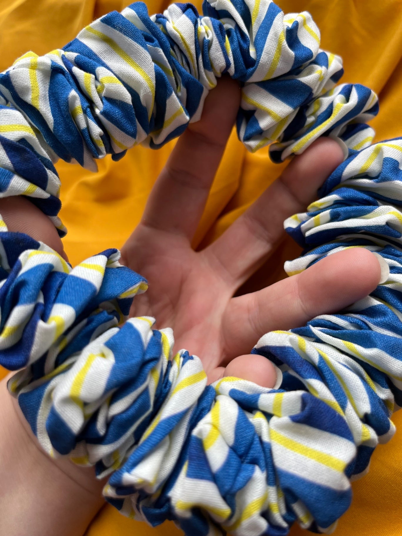 Giant XXL Oversized Scrunchie - Zesty Lemon