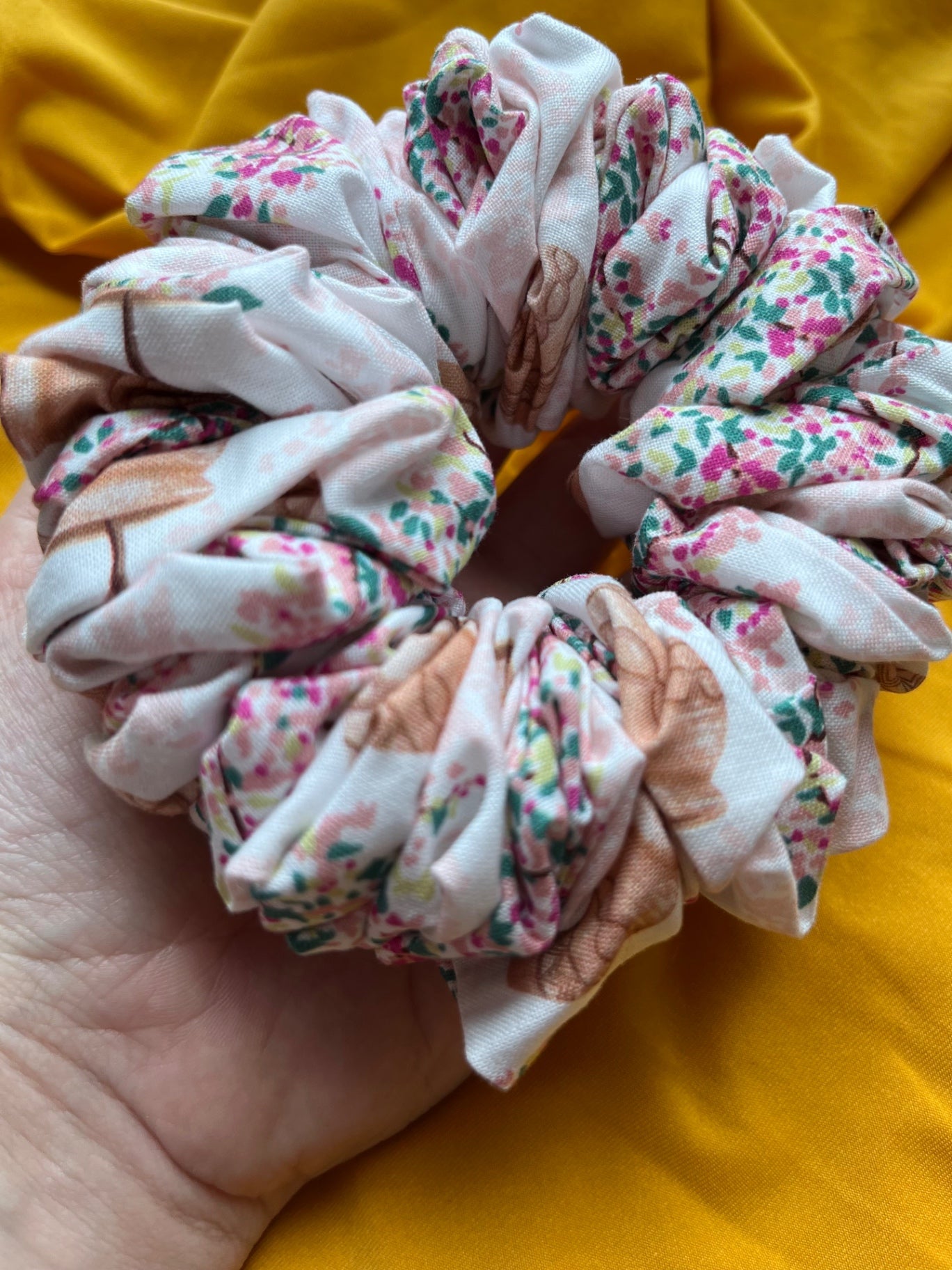 Giant XXL Oversized Scrunchie - Mediterranean Palm