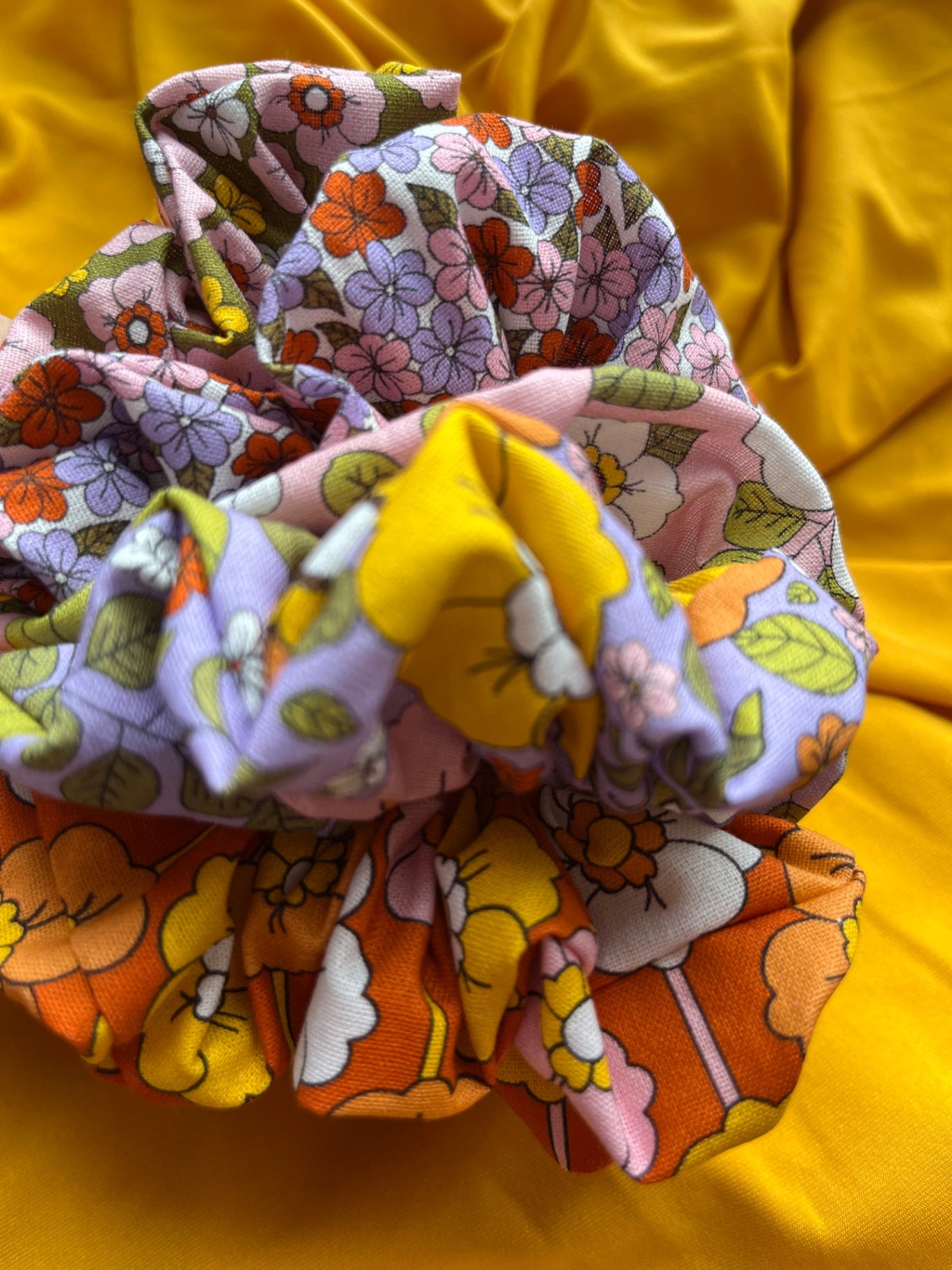 Scrunchie Set - Vintage Flowers