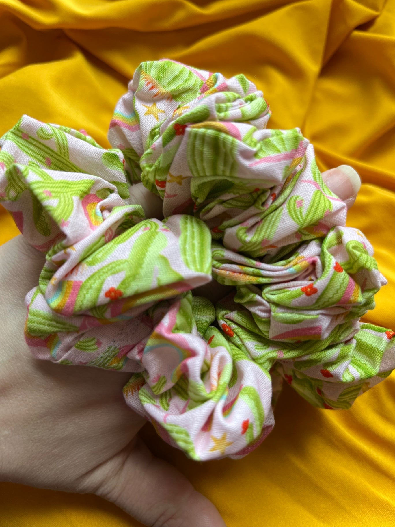 Giant XXL Oversized Scrunchie - Disco Cowgirl