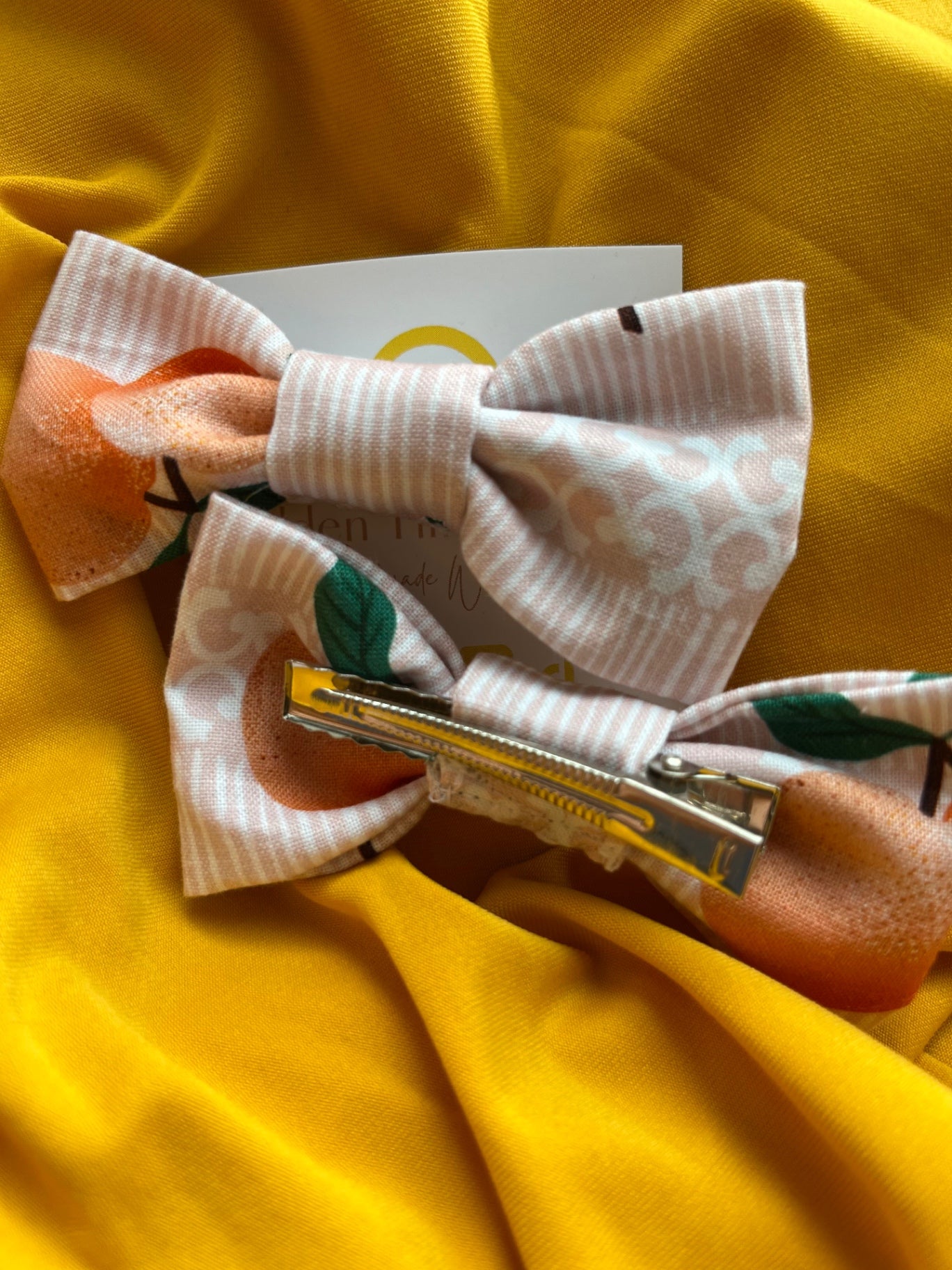 Hair Bow Clips - Mediterranean Palm
