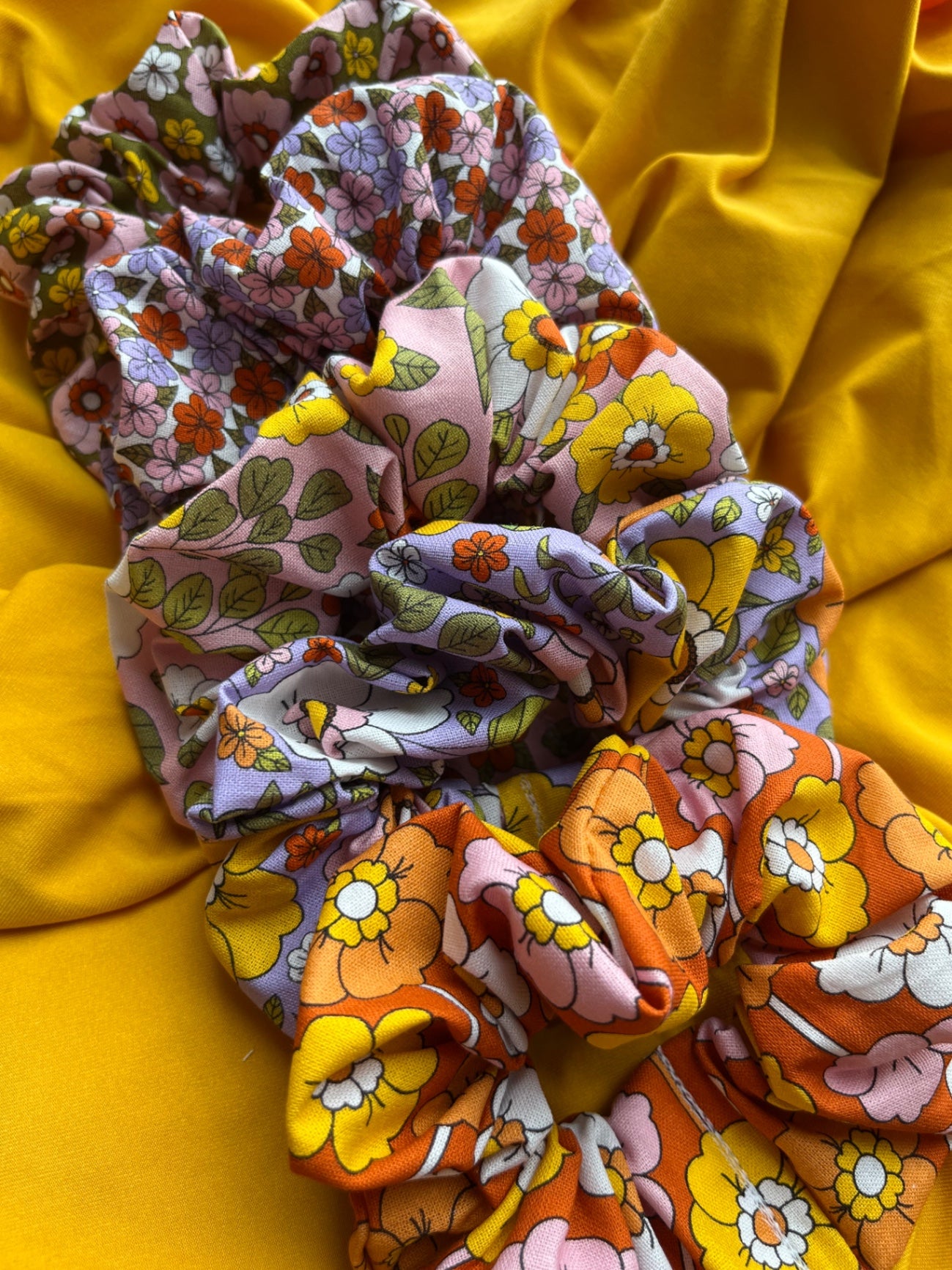 Scrunchie Set - Vintage Flowers