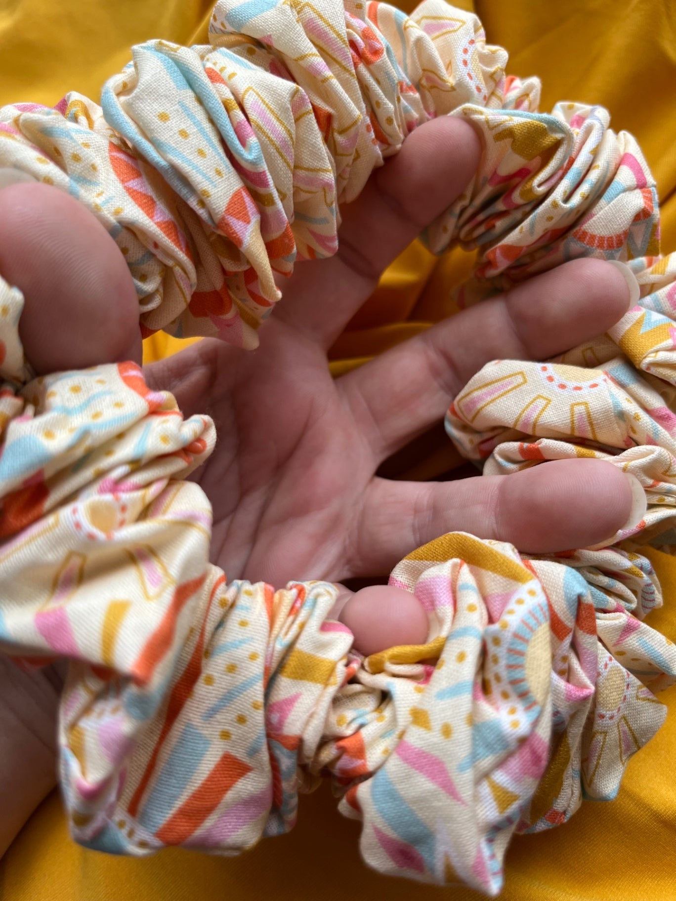 Giant XXL Oversized Scrunchie - Disco Cowgirl