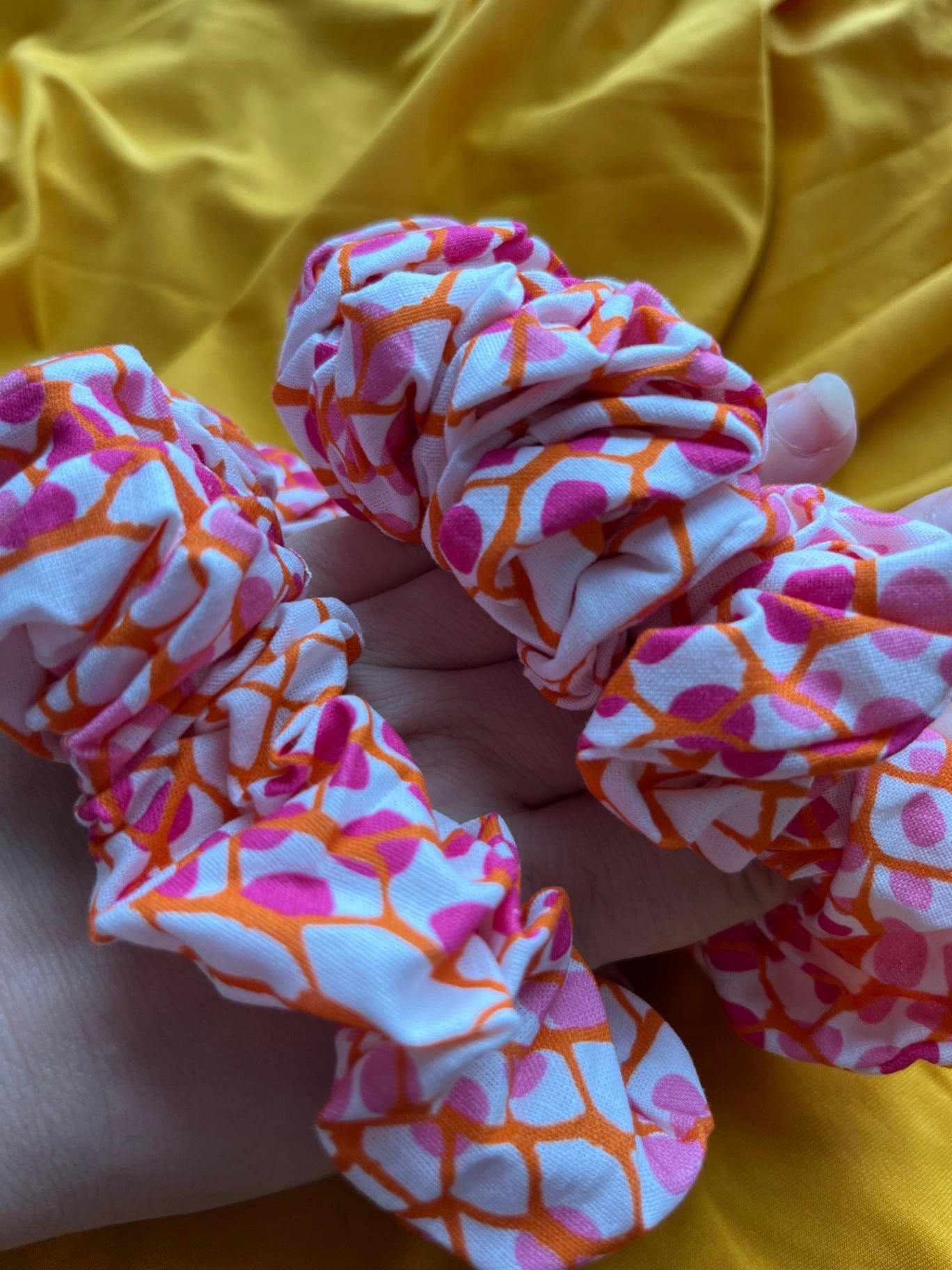 Giant XXL Oversized Scrunchie - Sunset Safari