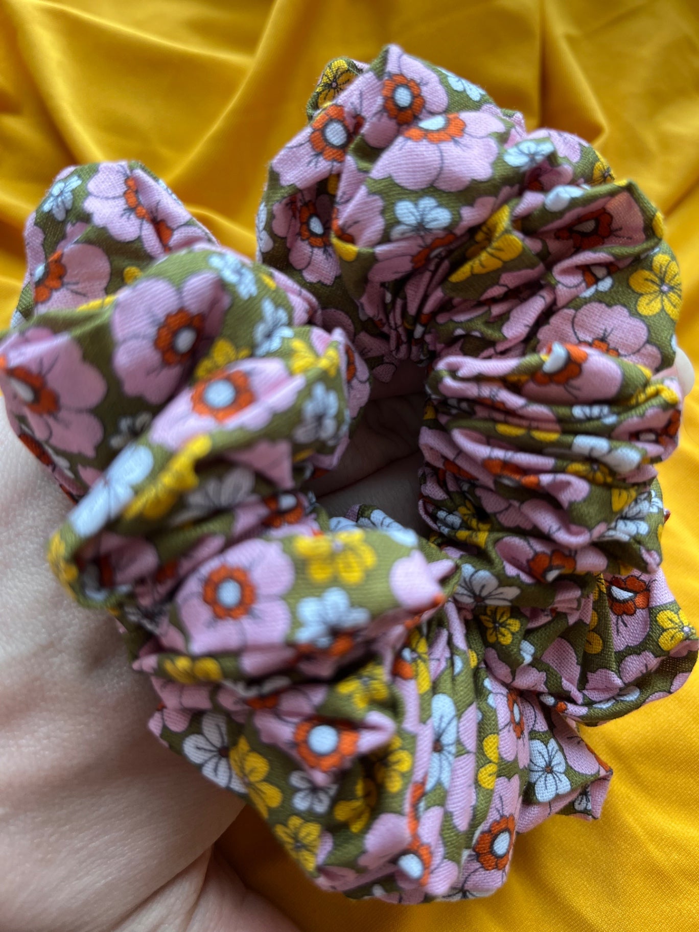 Giant XXL Oversized Scrunchie - Vintage Flowers