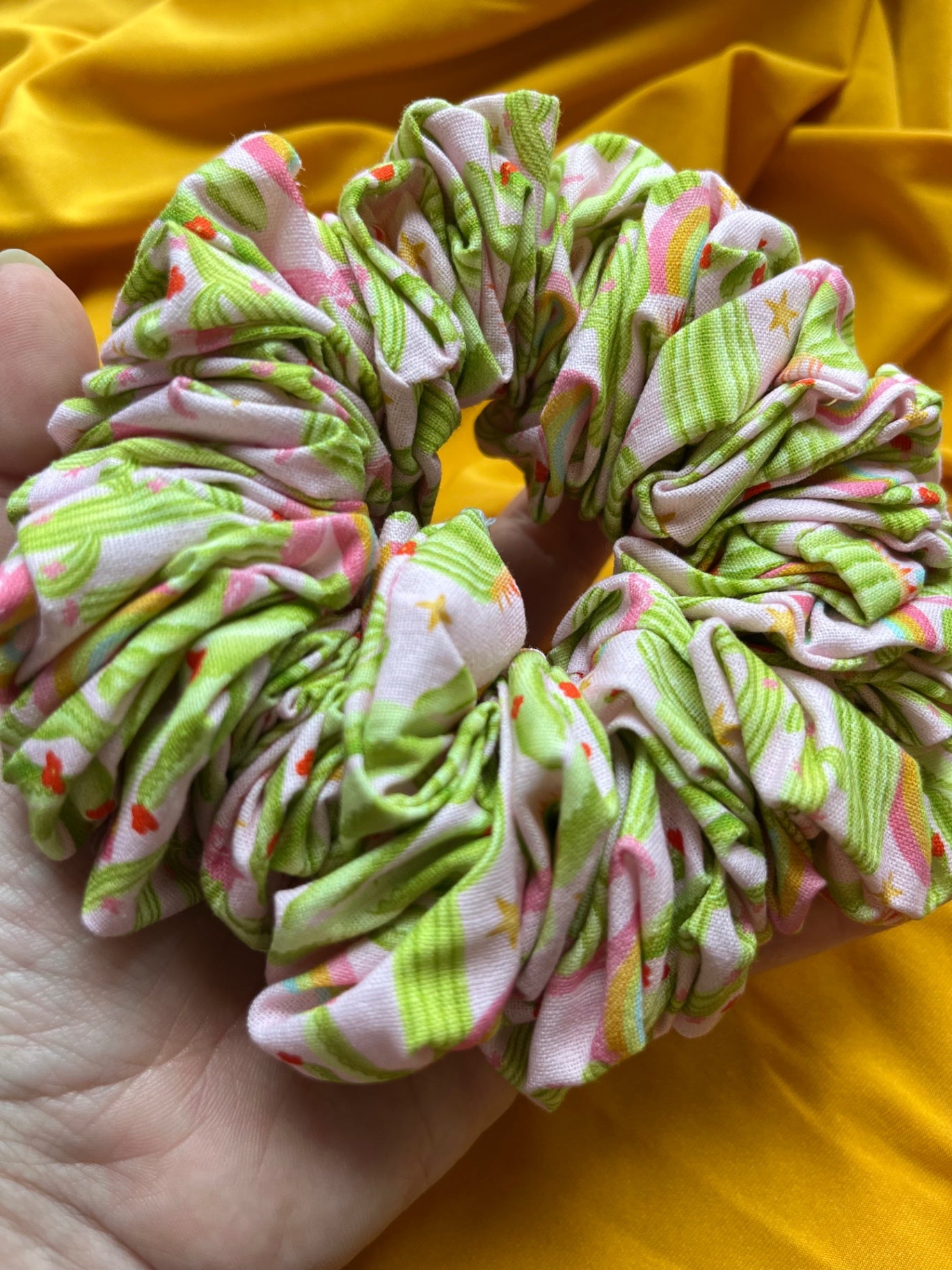Giant XXL Oversized Scrunchie - Disco Cowgirl