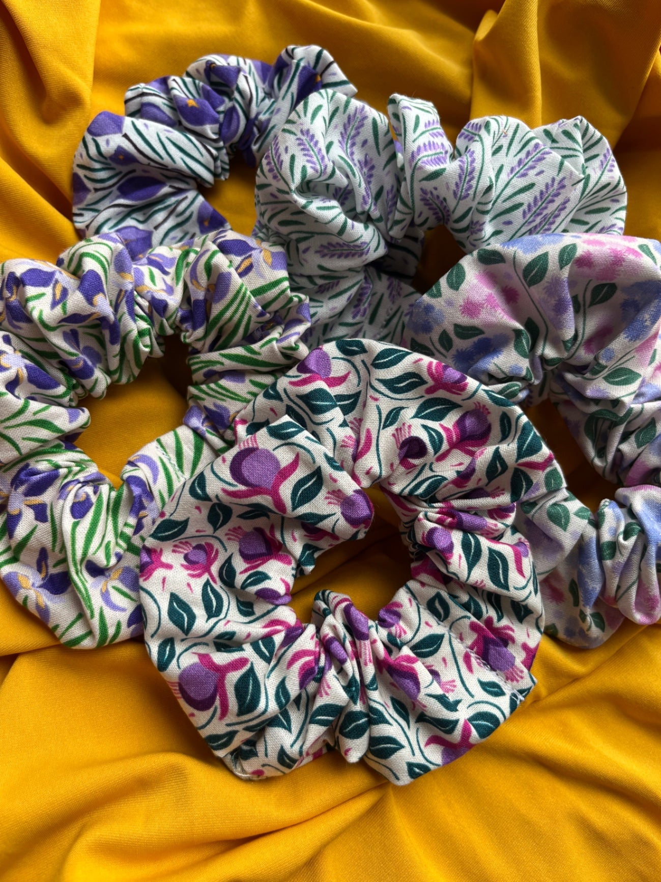 Scrunchie Set - Garden Blooms