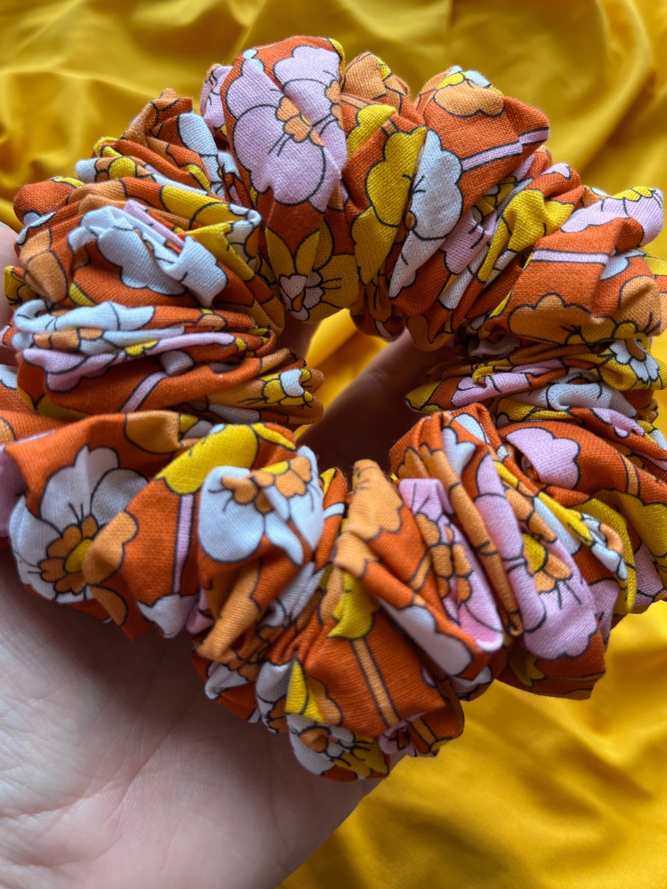 Giant XXL Oversized Scrunchie - Vintage Flowers