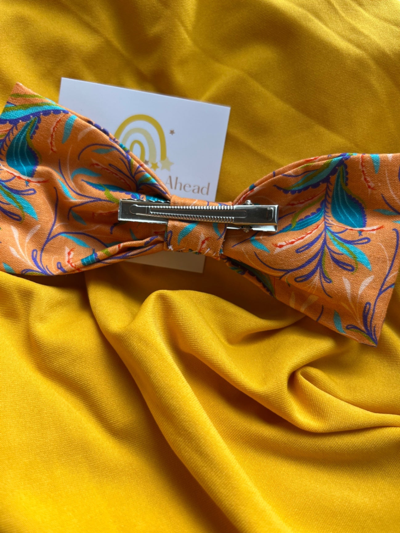 Hair Bow Clip - Majestic Jungle