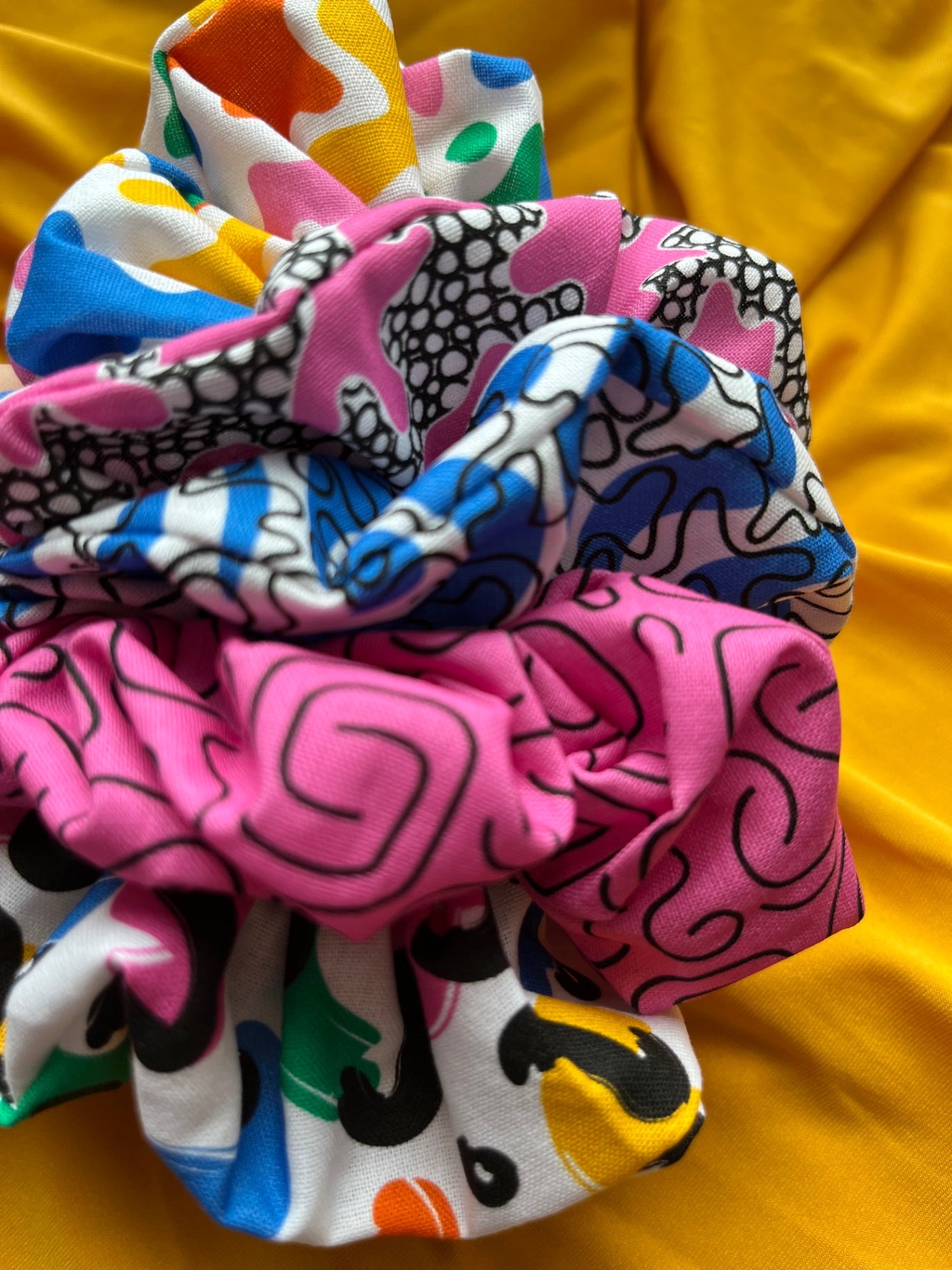 Scrunchie Set - Abstract Doodles