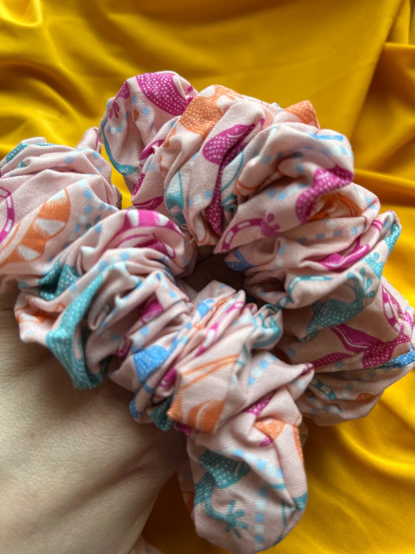 Giant XXL Oversized Scrunchie - Mediterranean Medley