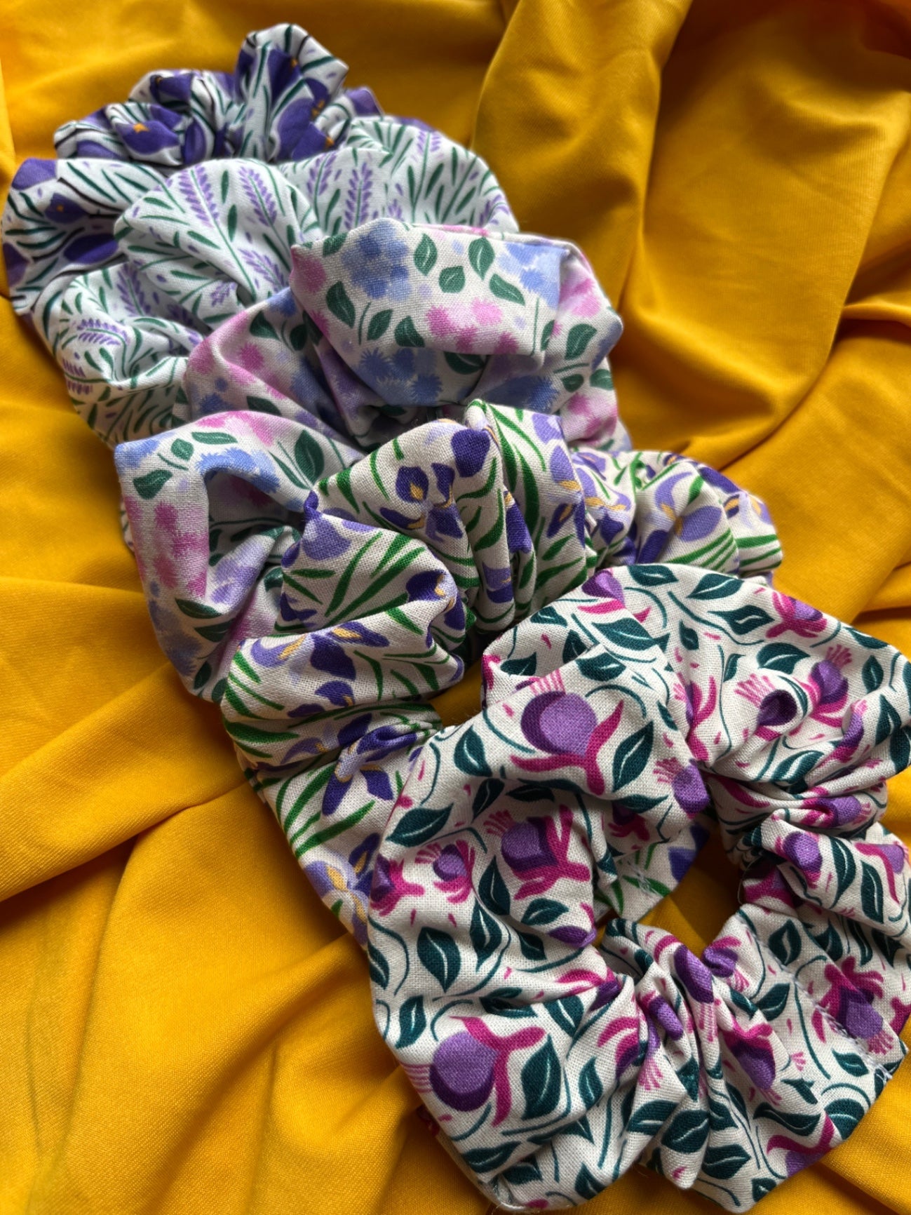 Scrunchie Set - Garden Blooms