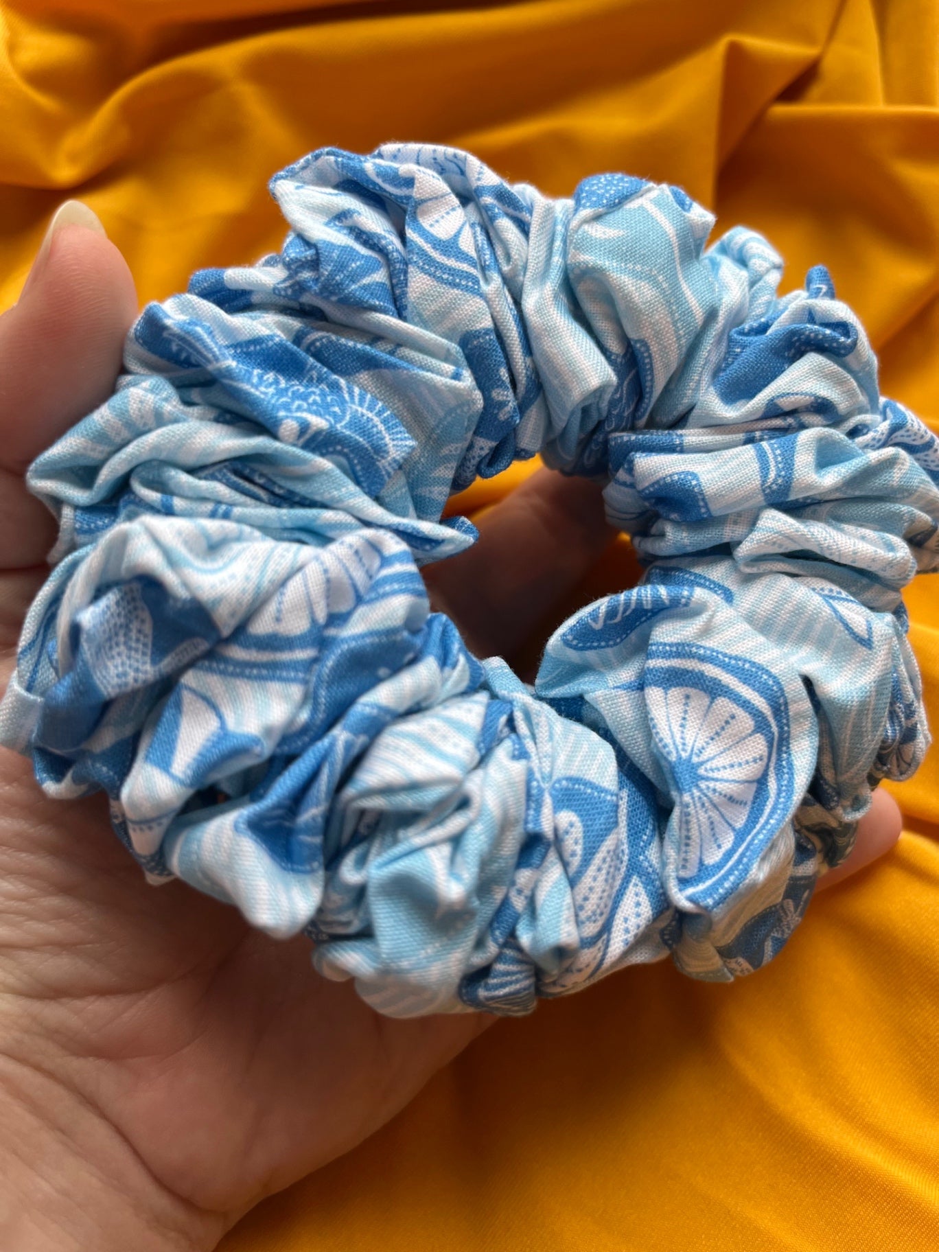 Giant XXL Oversized Scrunchie - Mediterranean Medley