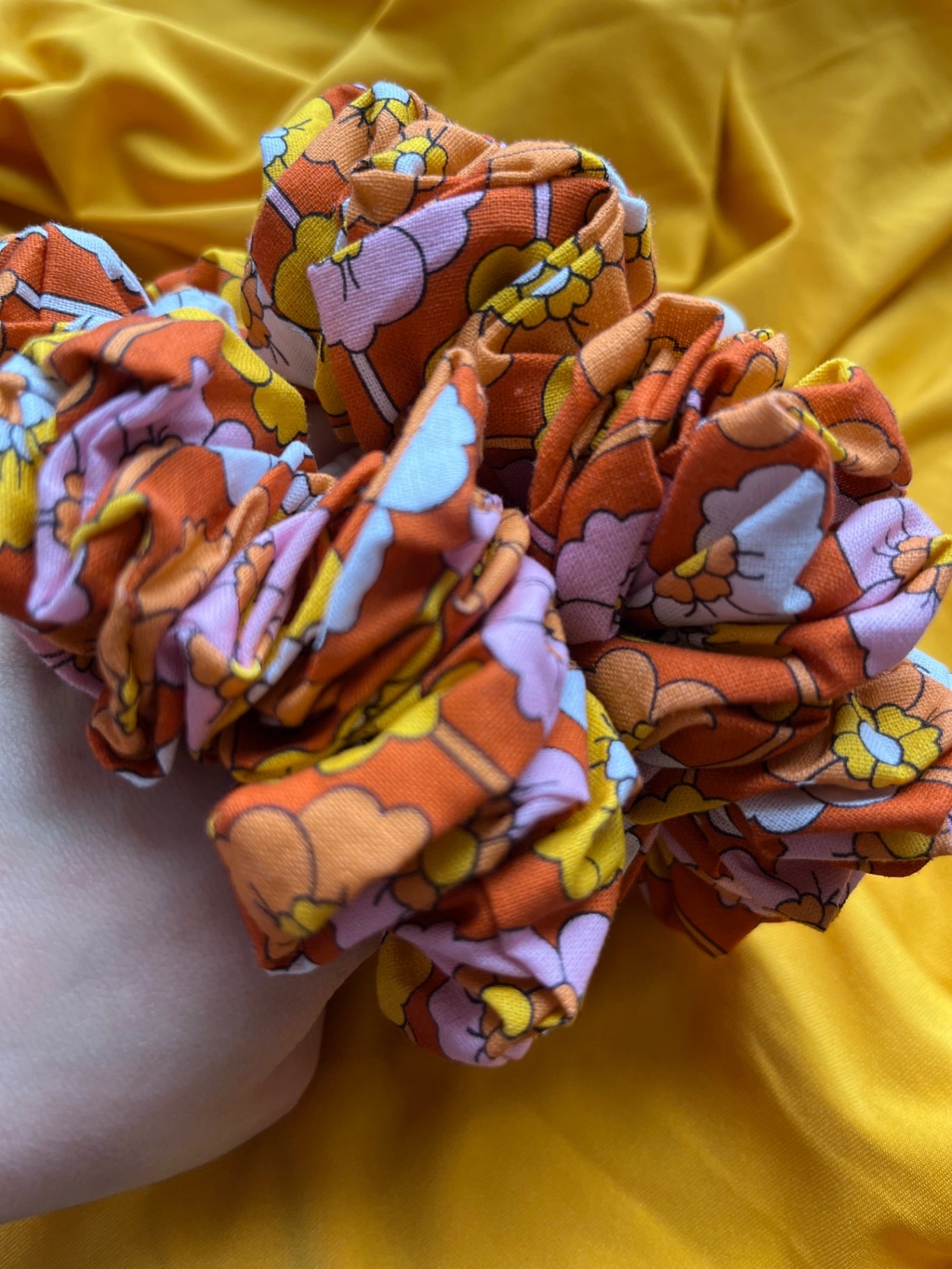 Giant XXL Oversized Scrunchie - Vintage Flowers