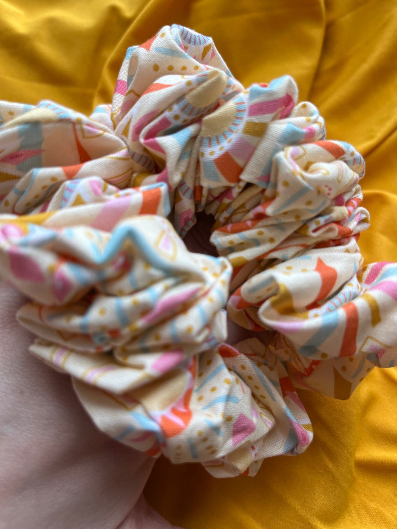 Giant XXL Oversized Scrunchie - Disco Cowgirl
