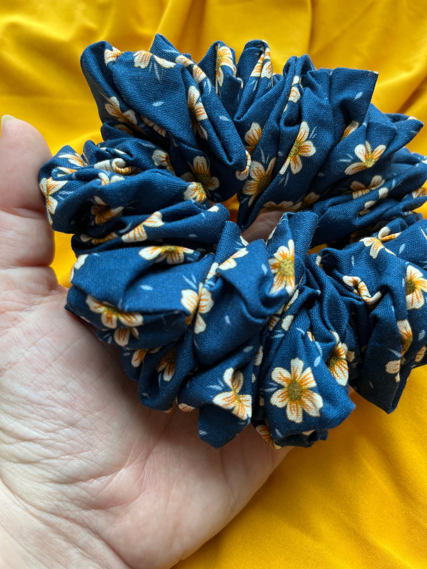 Giant XXL Oversized Scrunchie - Golden Sunflower