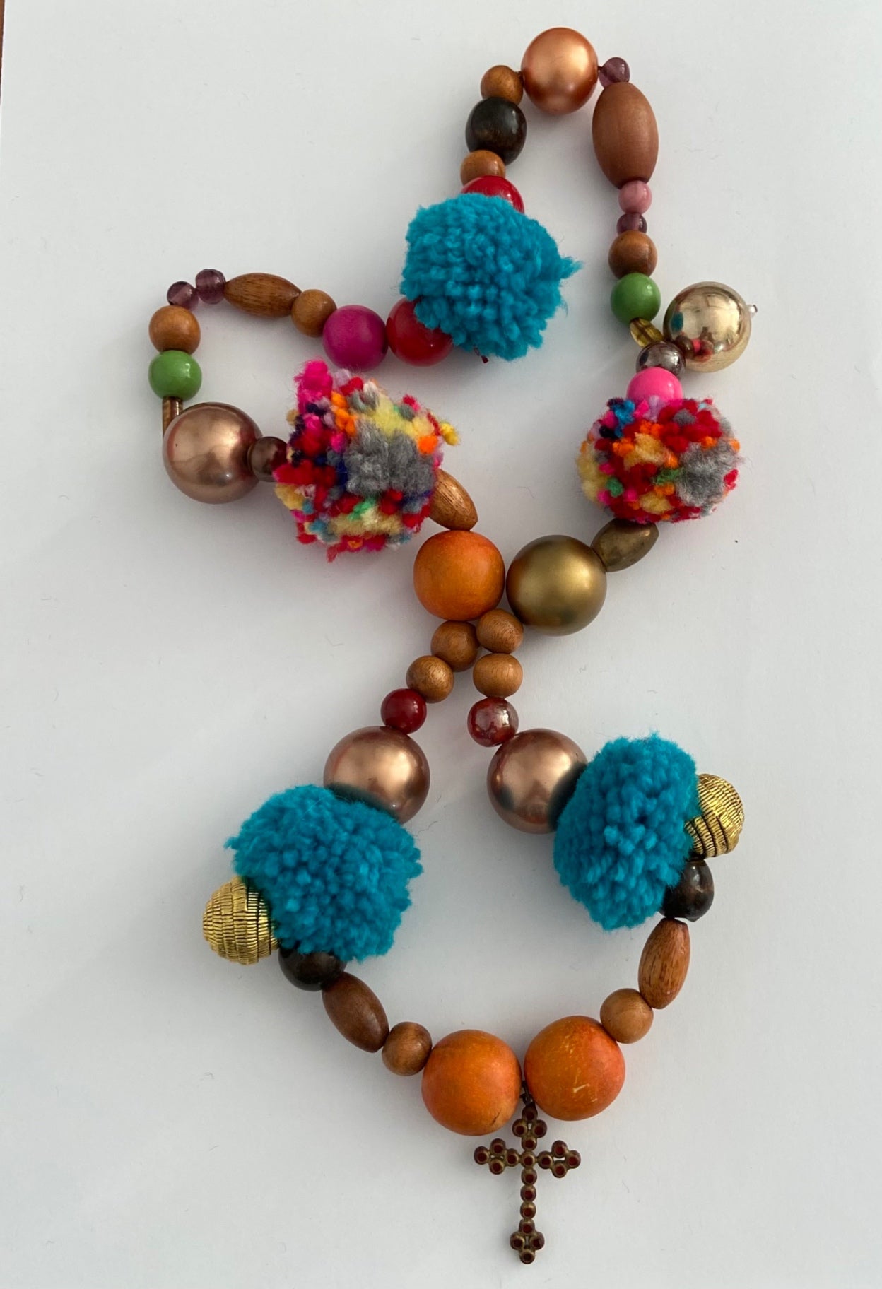 Pom Pom Necklaces