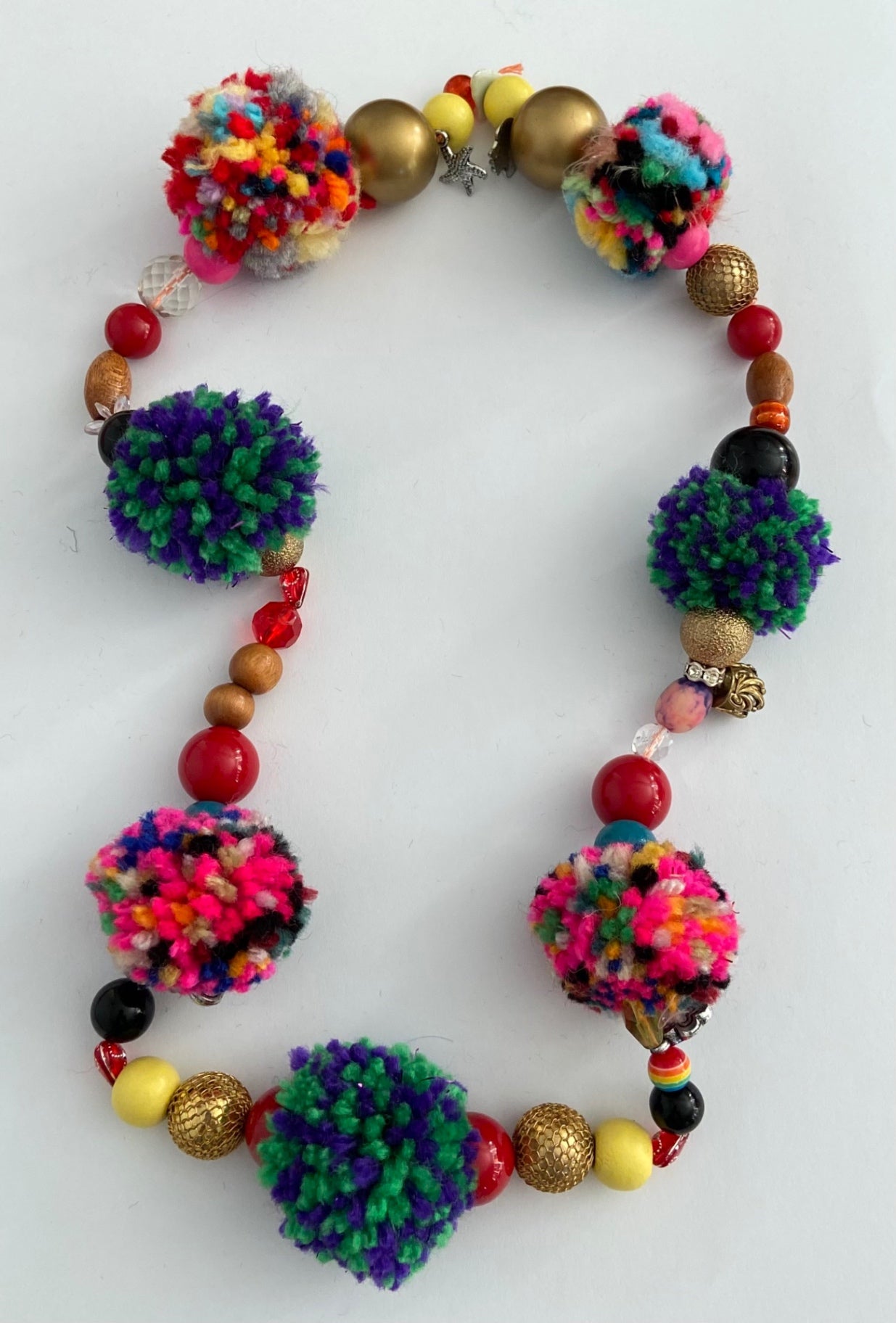 Pom Pom Necklaces