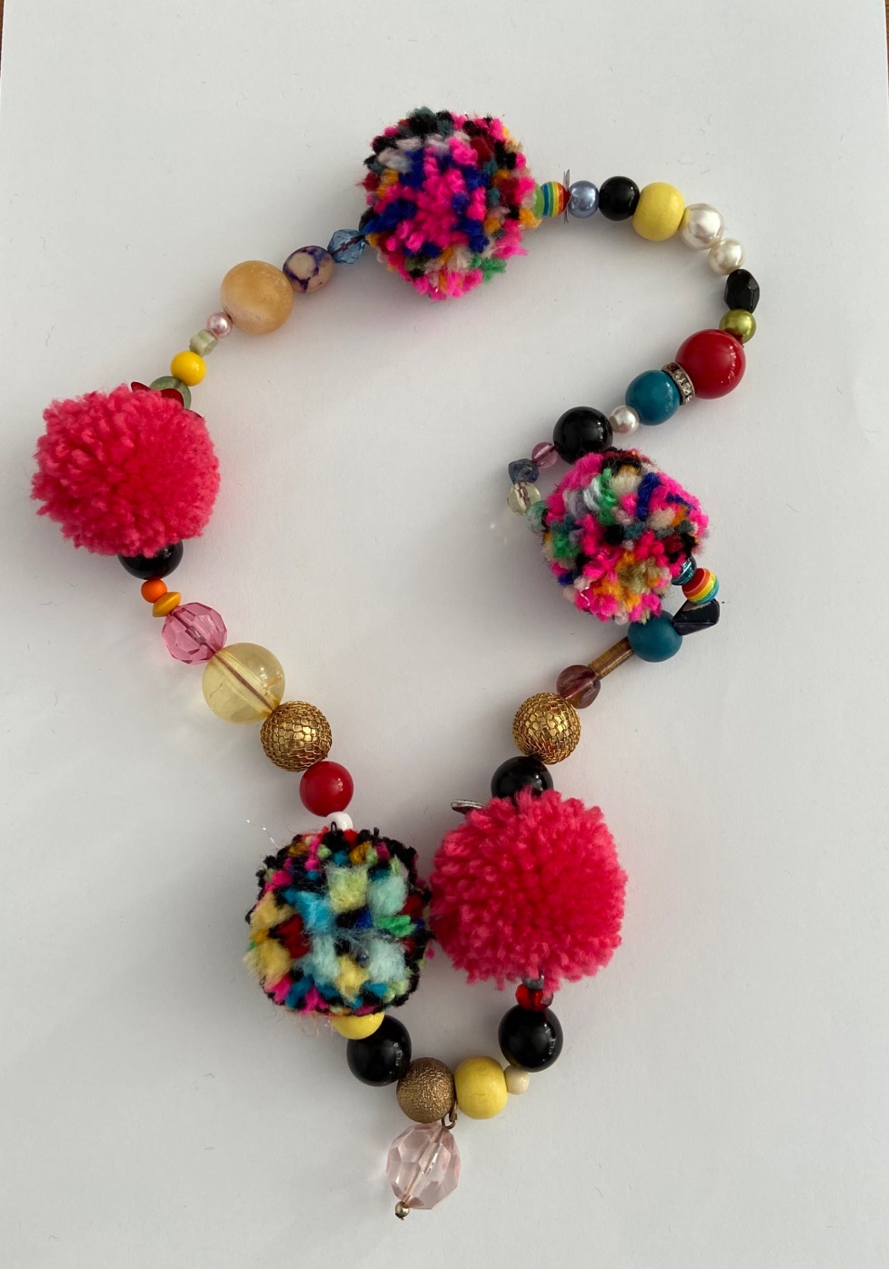 Pom Pom Necklaces