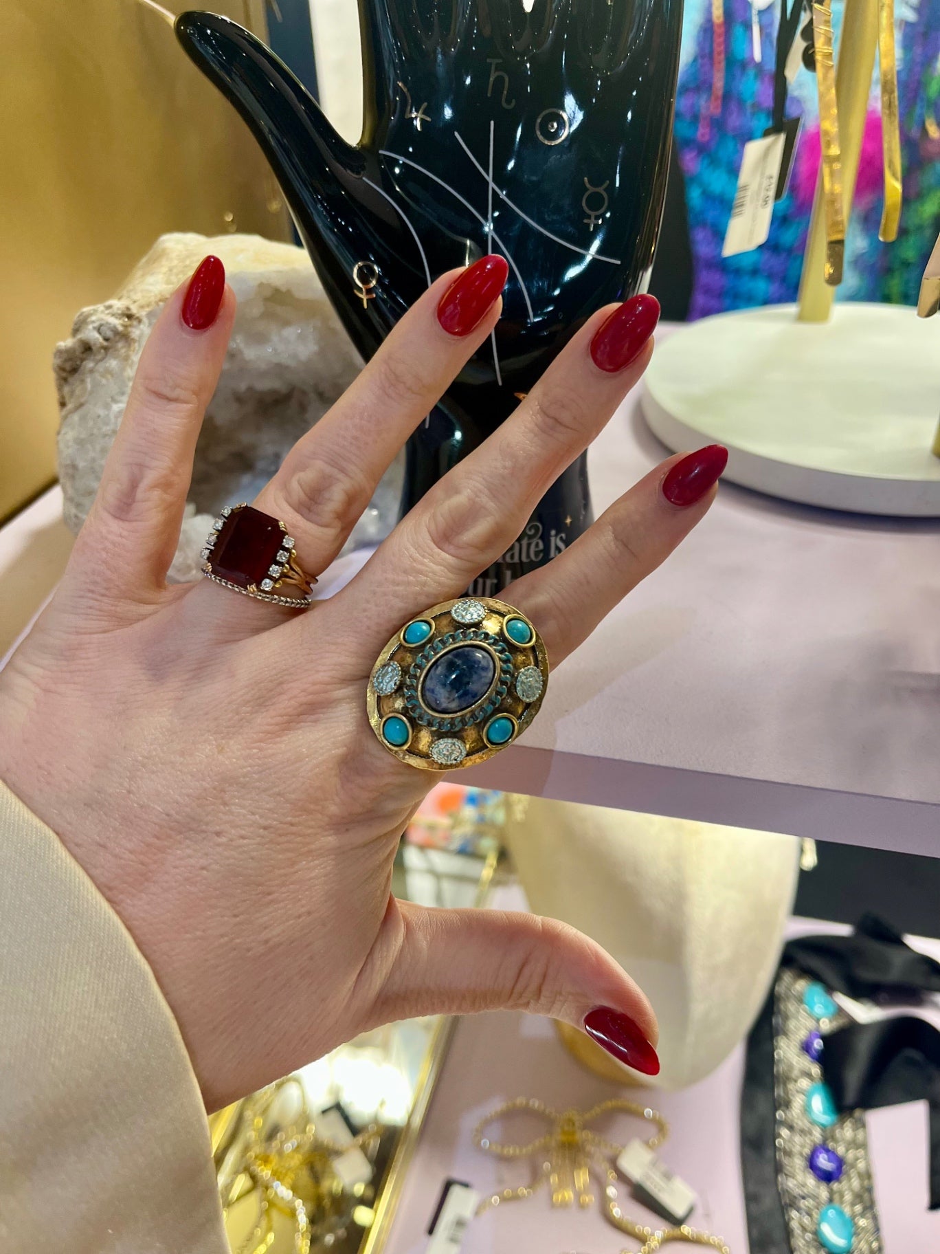 Oracle’s Eye Sodalite Ring