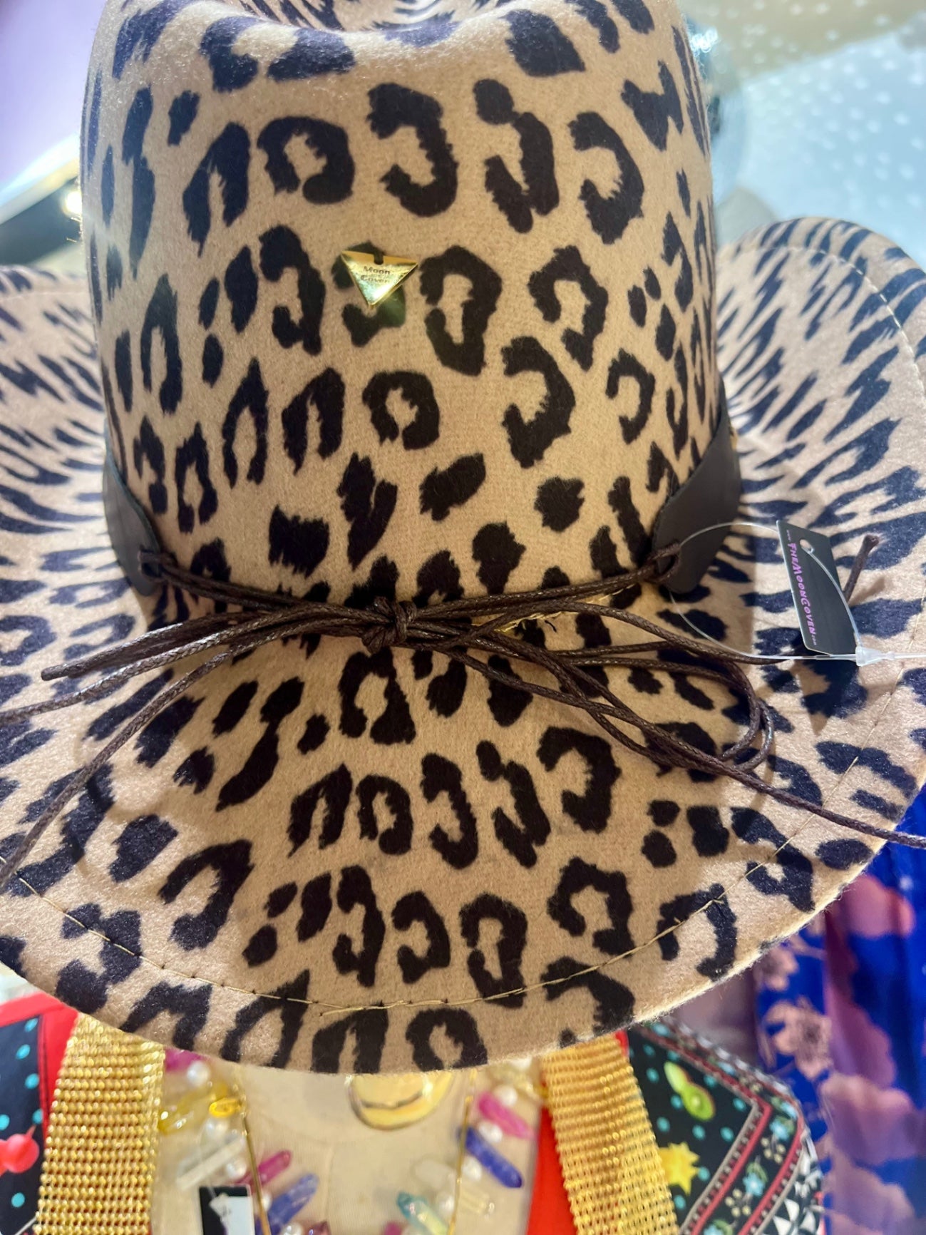 🐆 “Cosmic Cowgirl” Leopard Hat