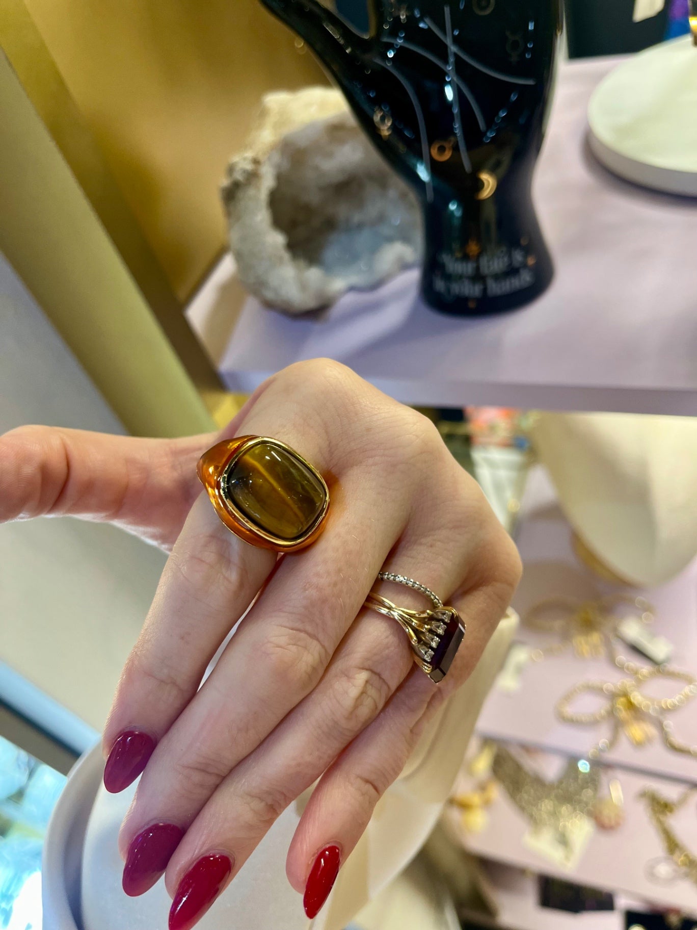 Golden Guardian Tiger’s Eye Ring