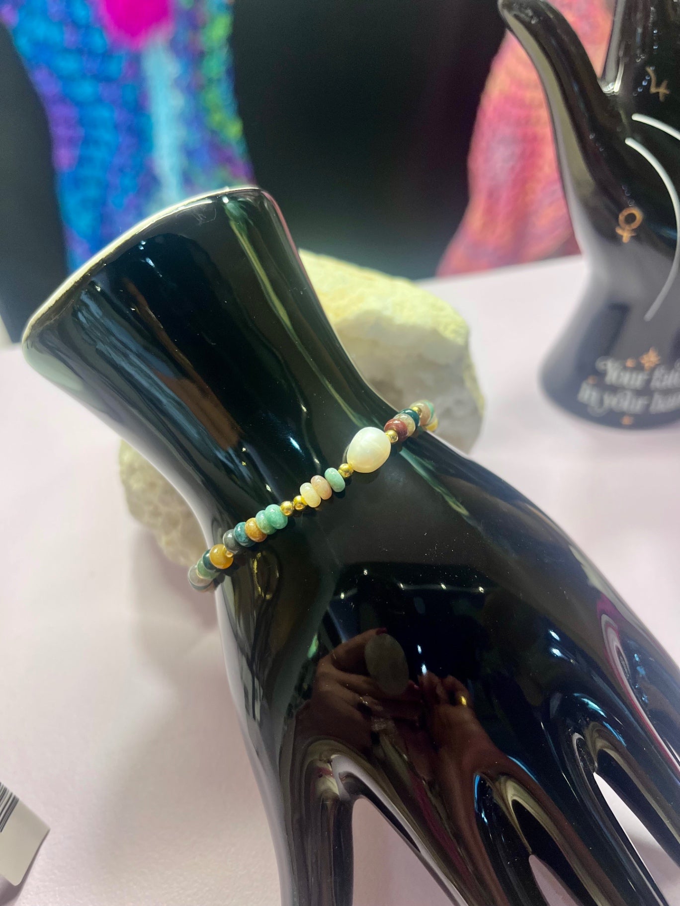 🌿 “Mystic Ground” Bracelet Indian agate
