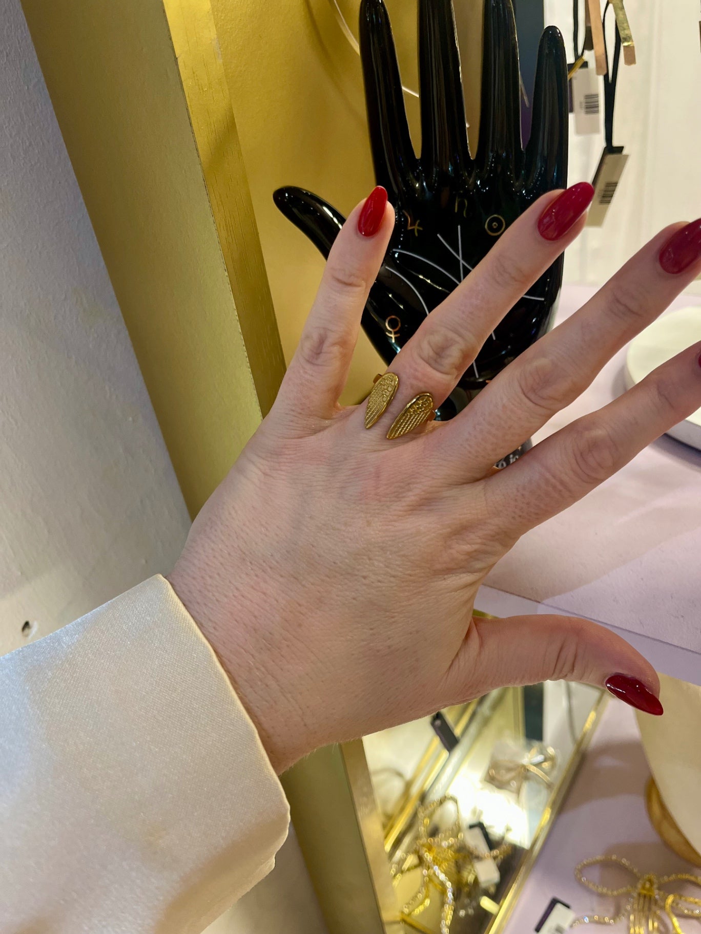 Golden Guardian Wing Ring