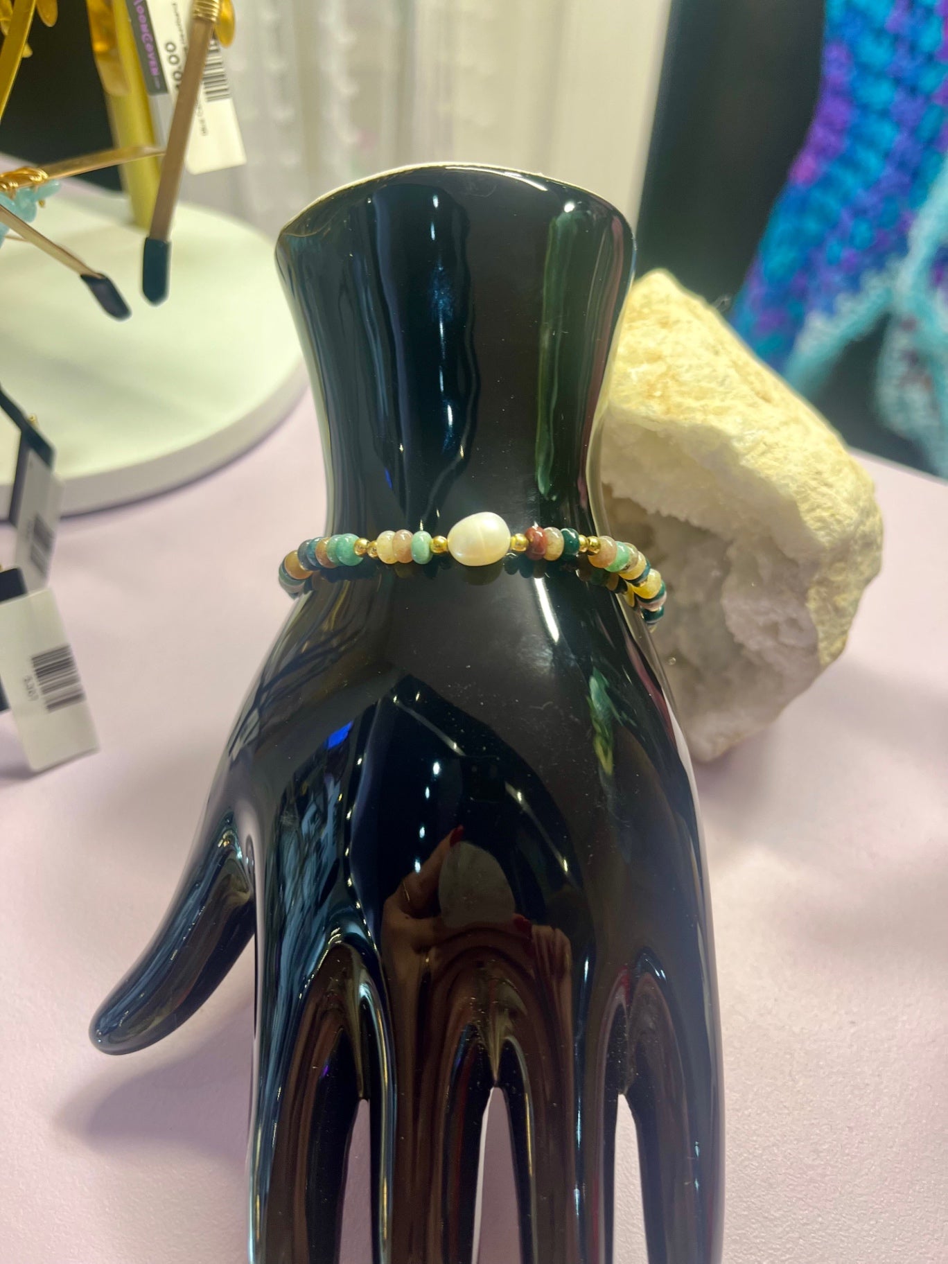 🌿 “Mystic Ground” Bracelet Indian agate