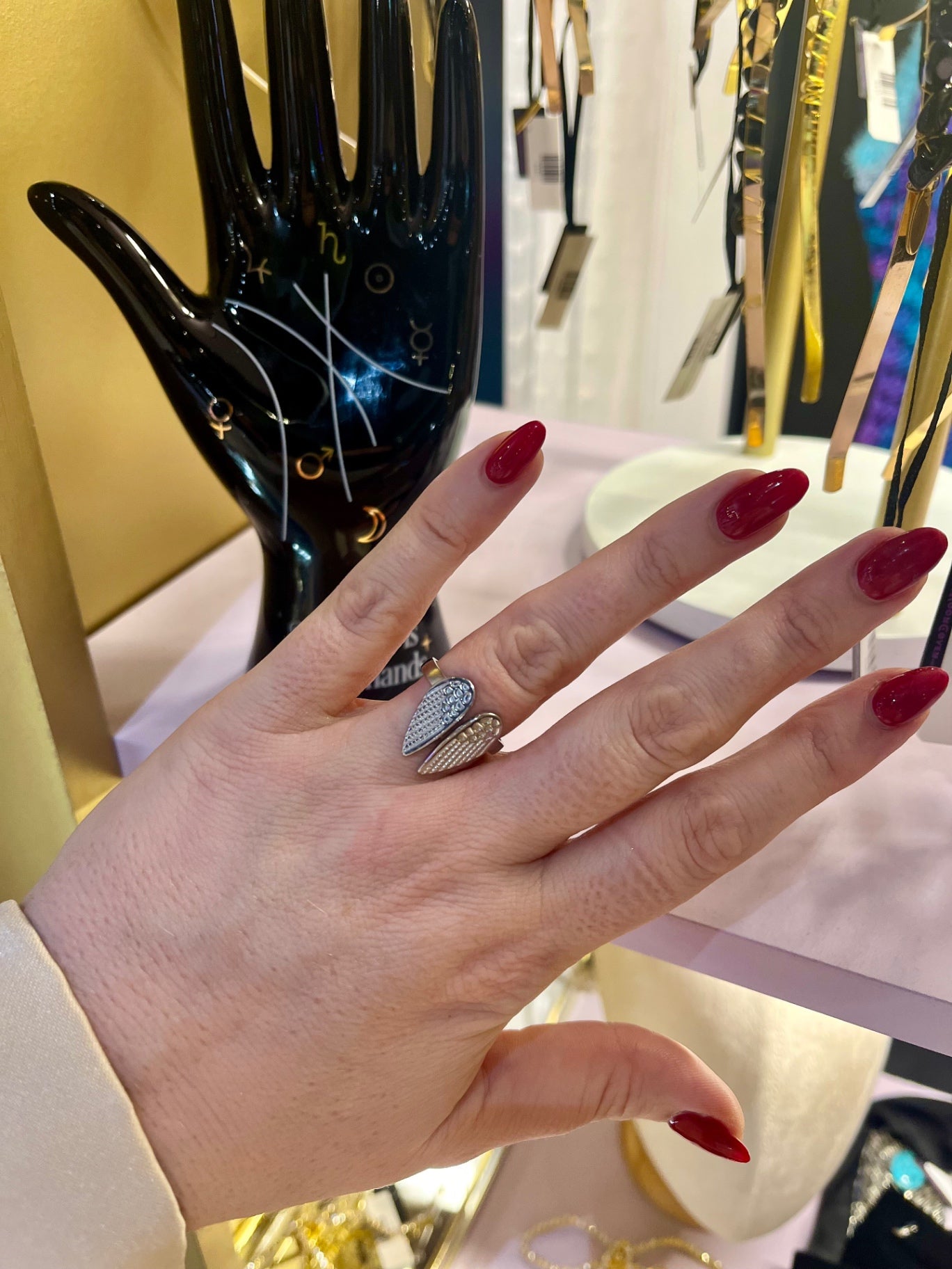 Guardian Wings Stainless Steel Ring
