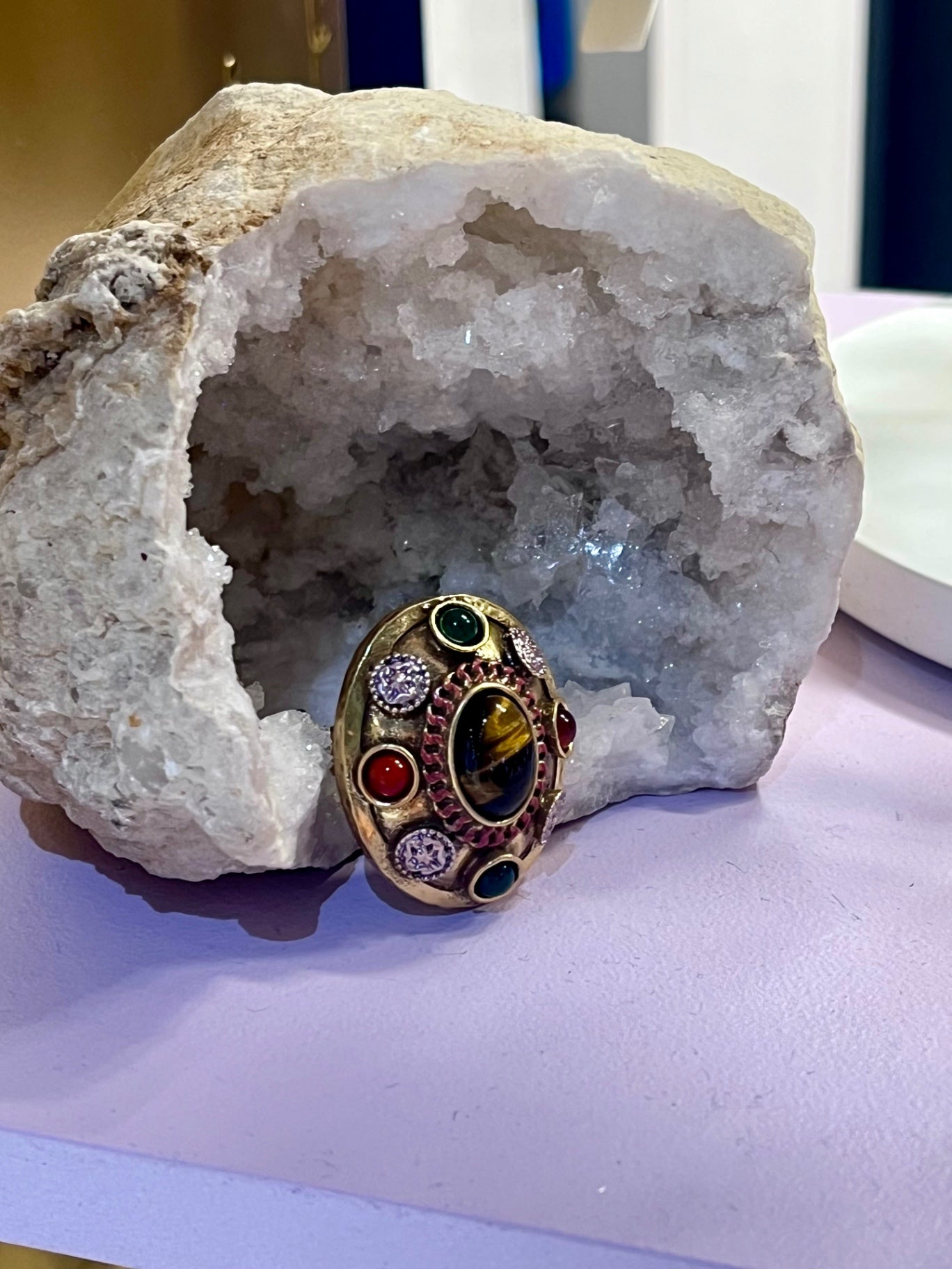 Solar Guardian Tiger’s Eye Ring