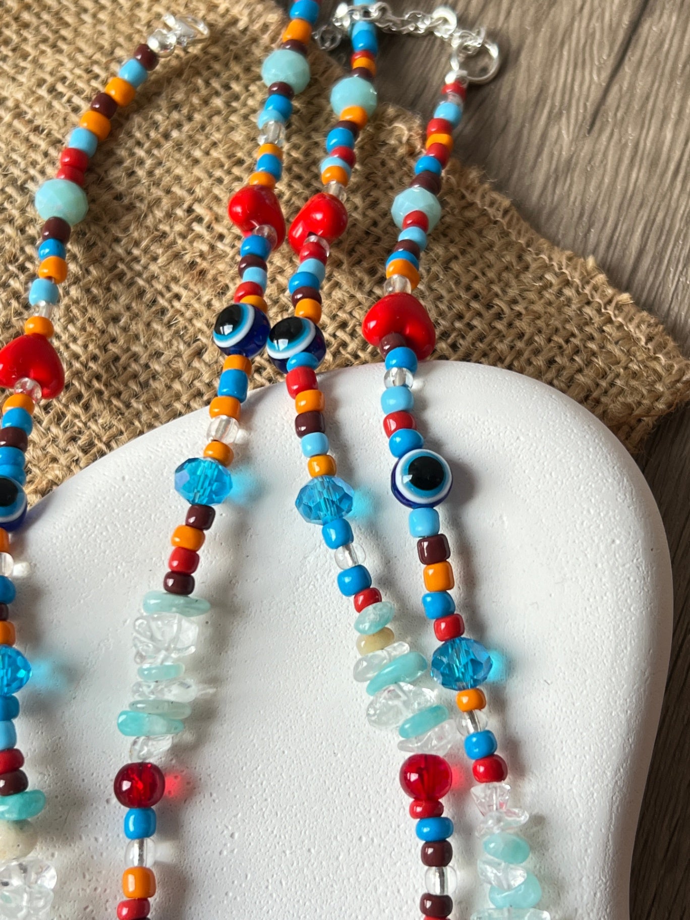 Crab Gemstone Necklace