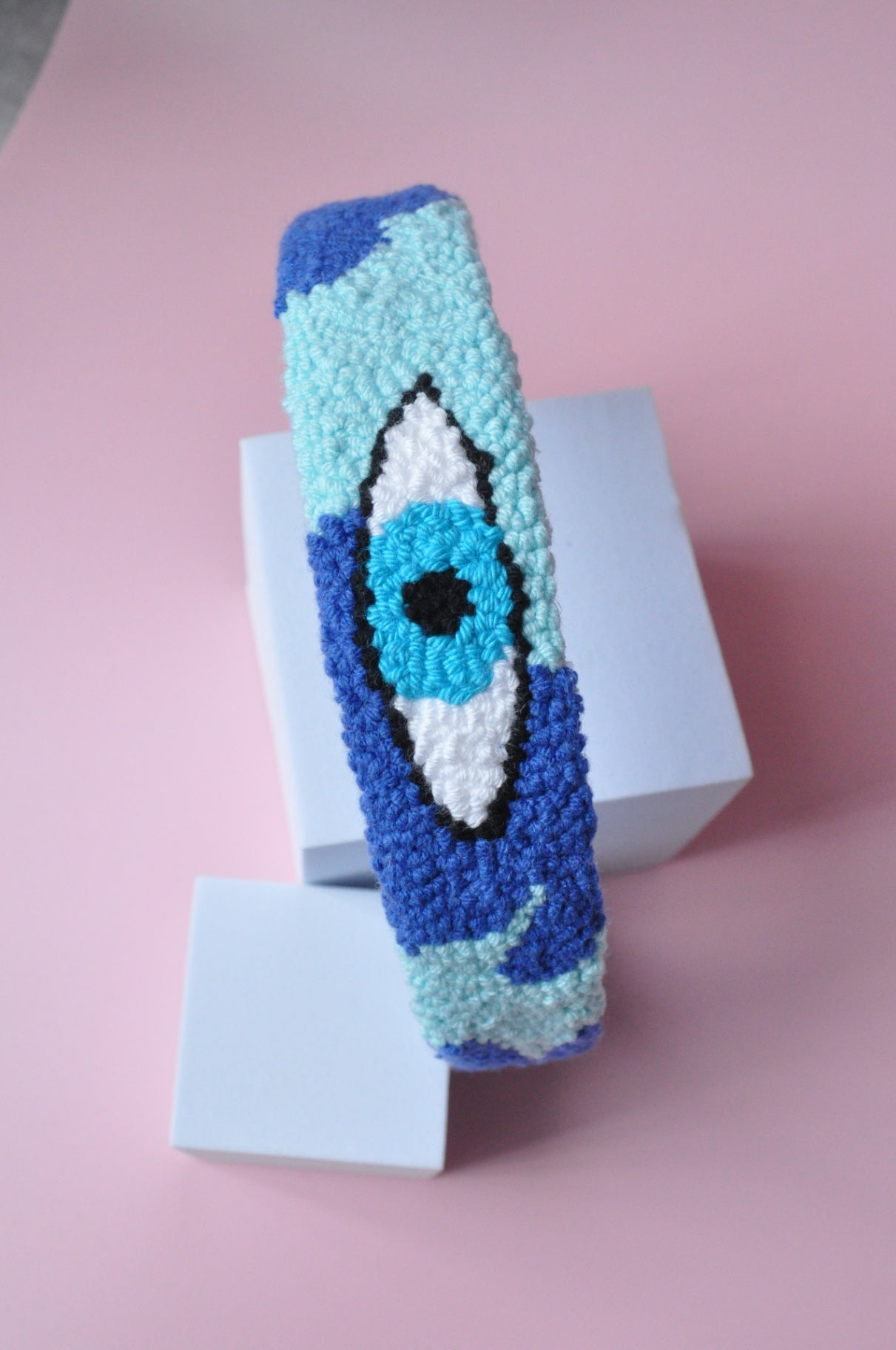 Evil Eye Tufted Headband