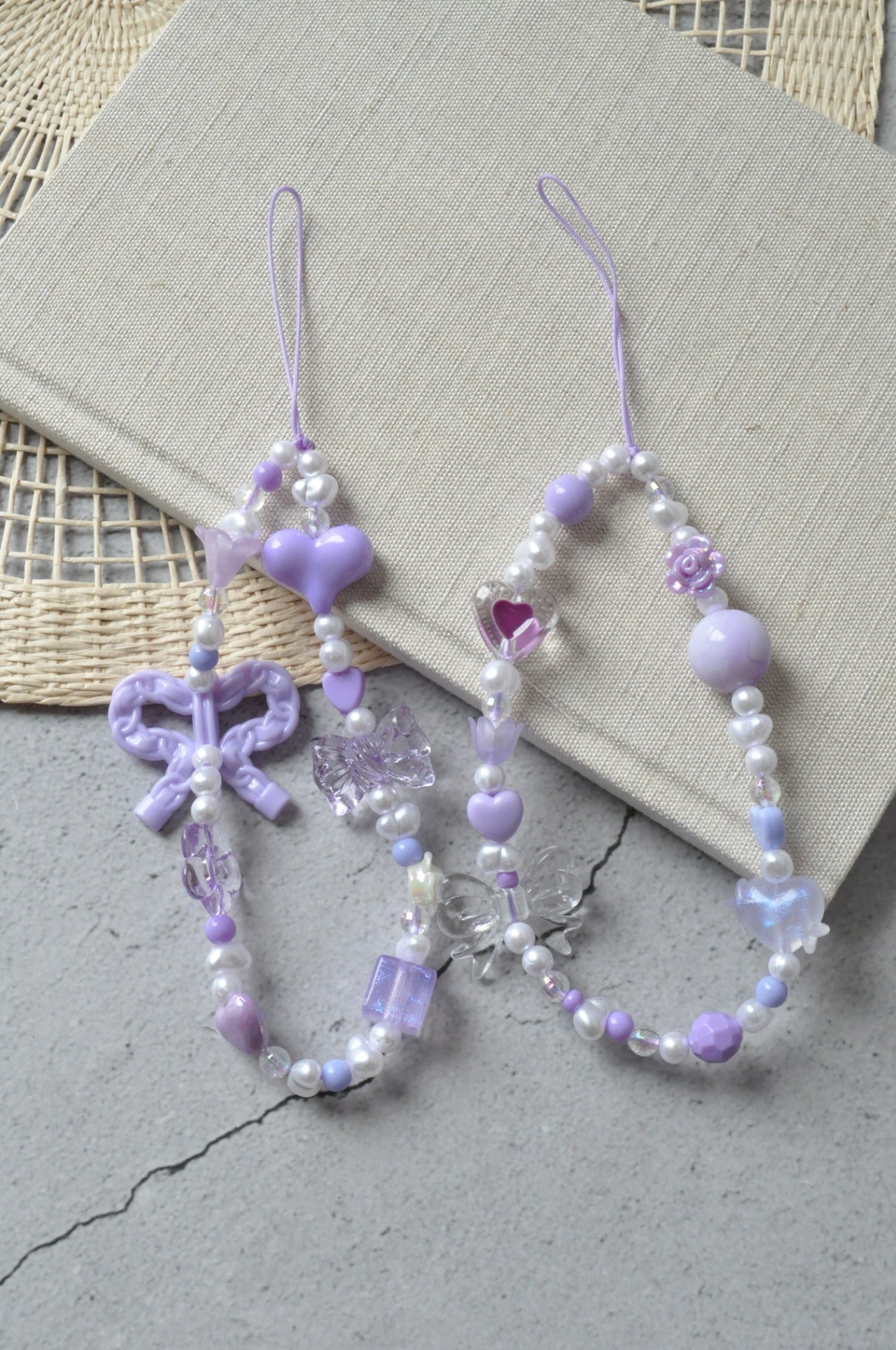 Pastel Lilac Phone Charm