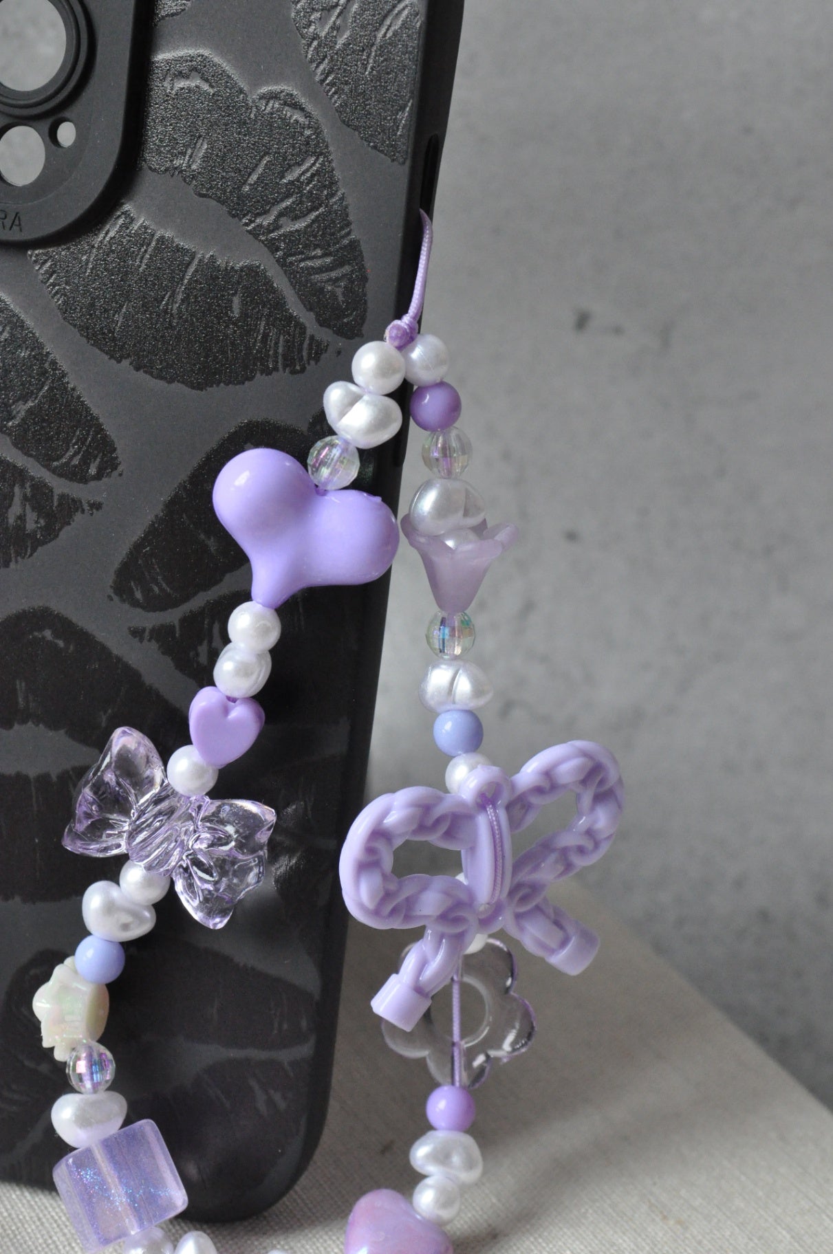 Pastel Lilac Phone Charm