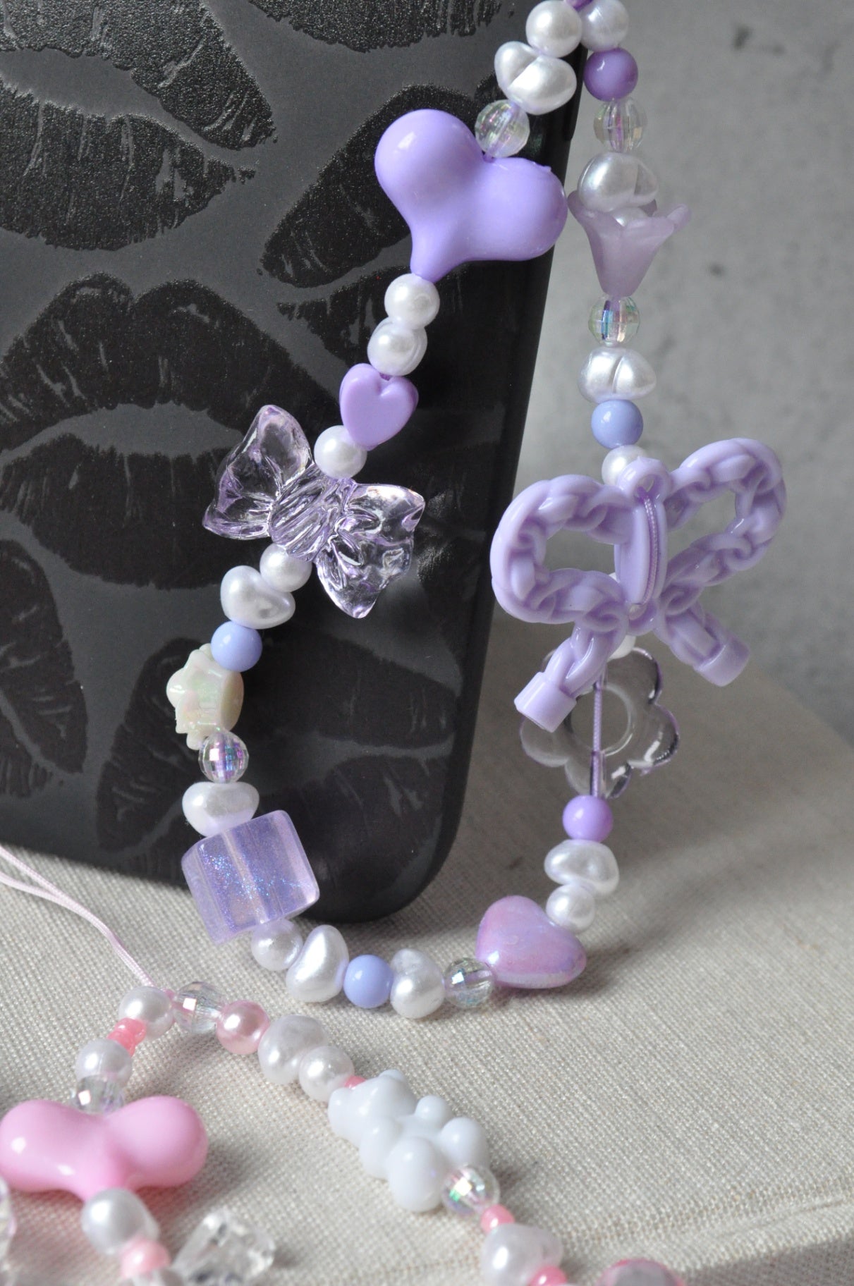 Pastel Lilac Phone Charm