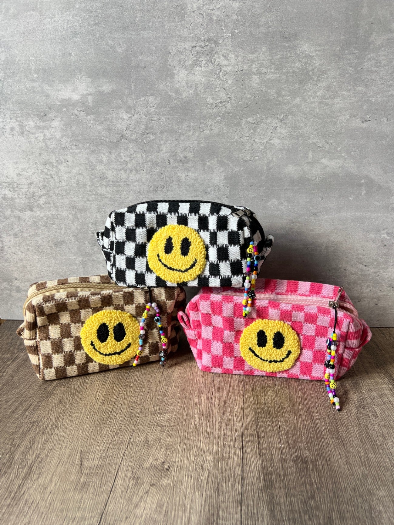 Brown Checkered Bag