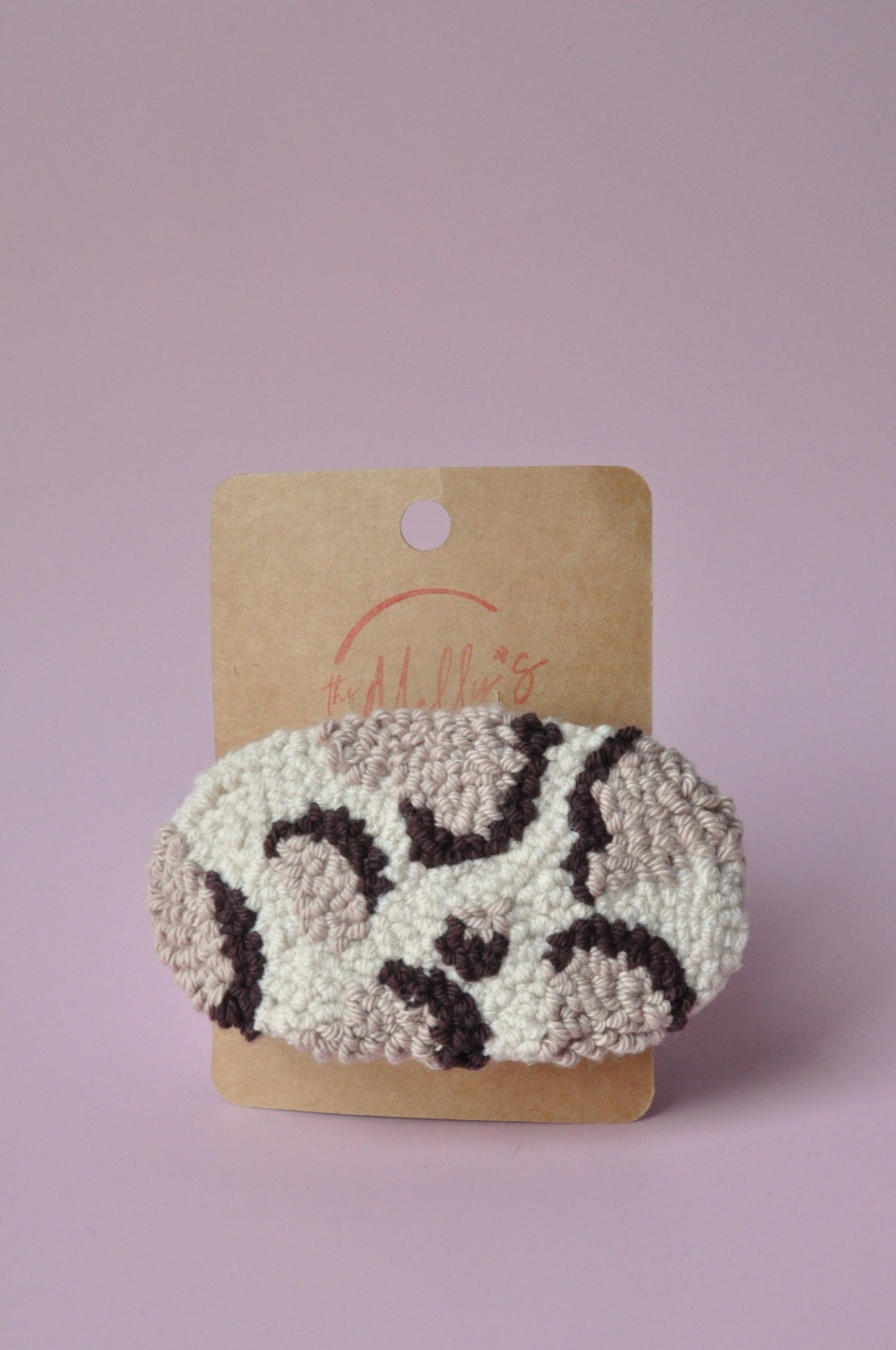 Leopard Tufted Hair Clip