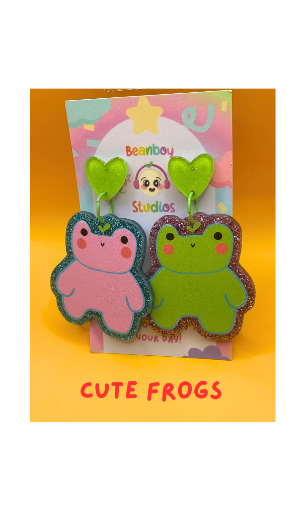 Cute Frogs Earrings