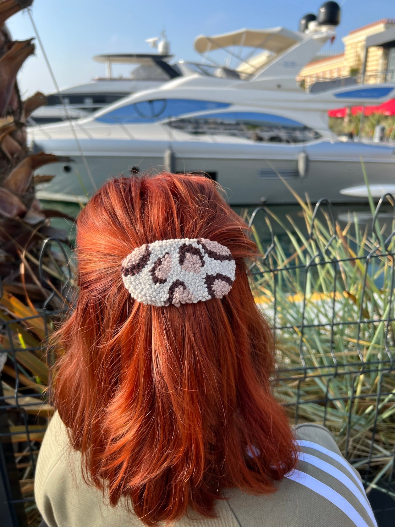 Leopard Tufted Hair Clip