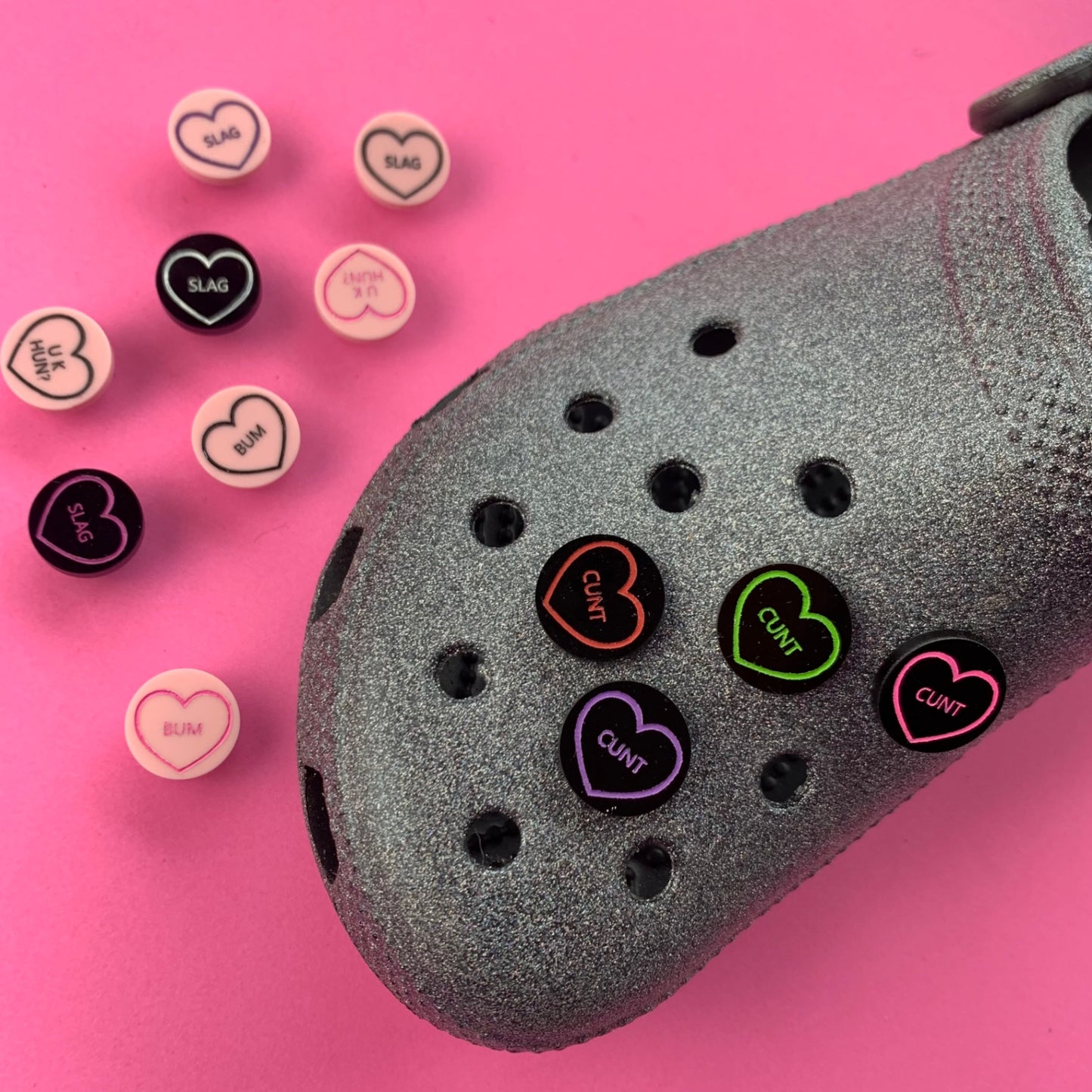 Slag croc charm