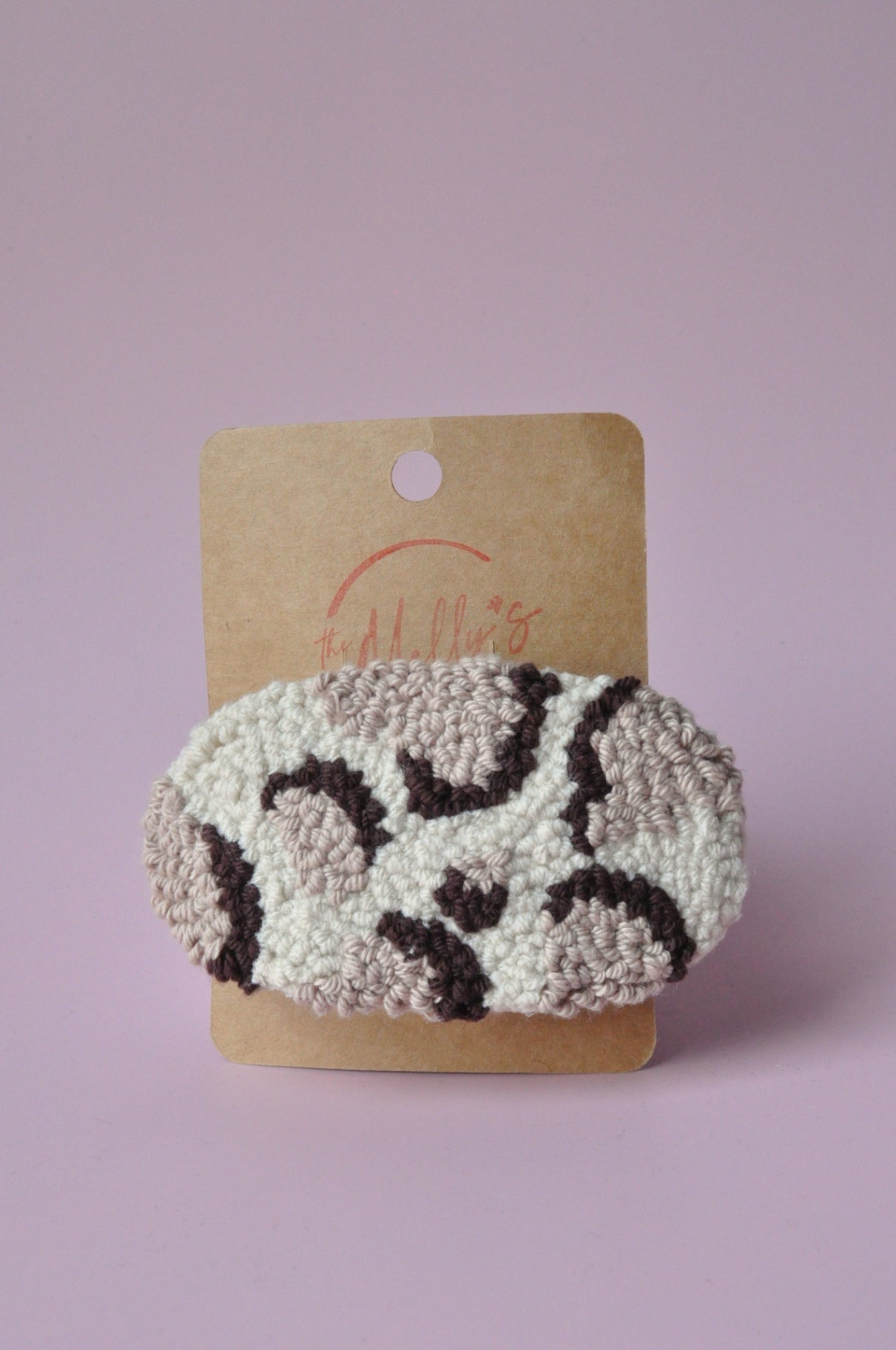 Leopard Tufted Hair Clip