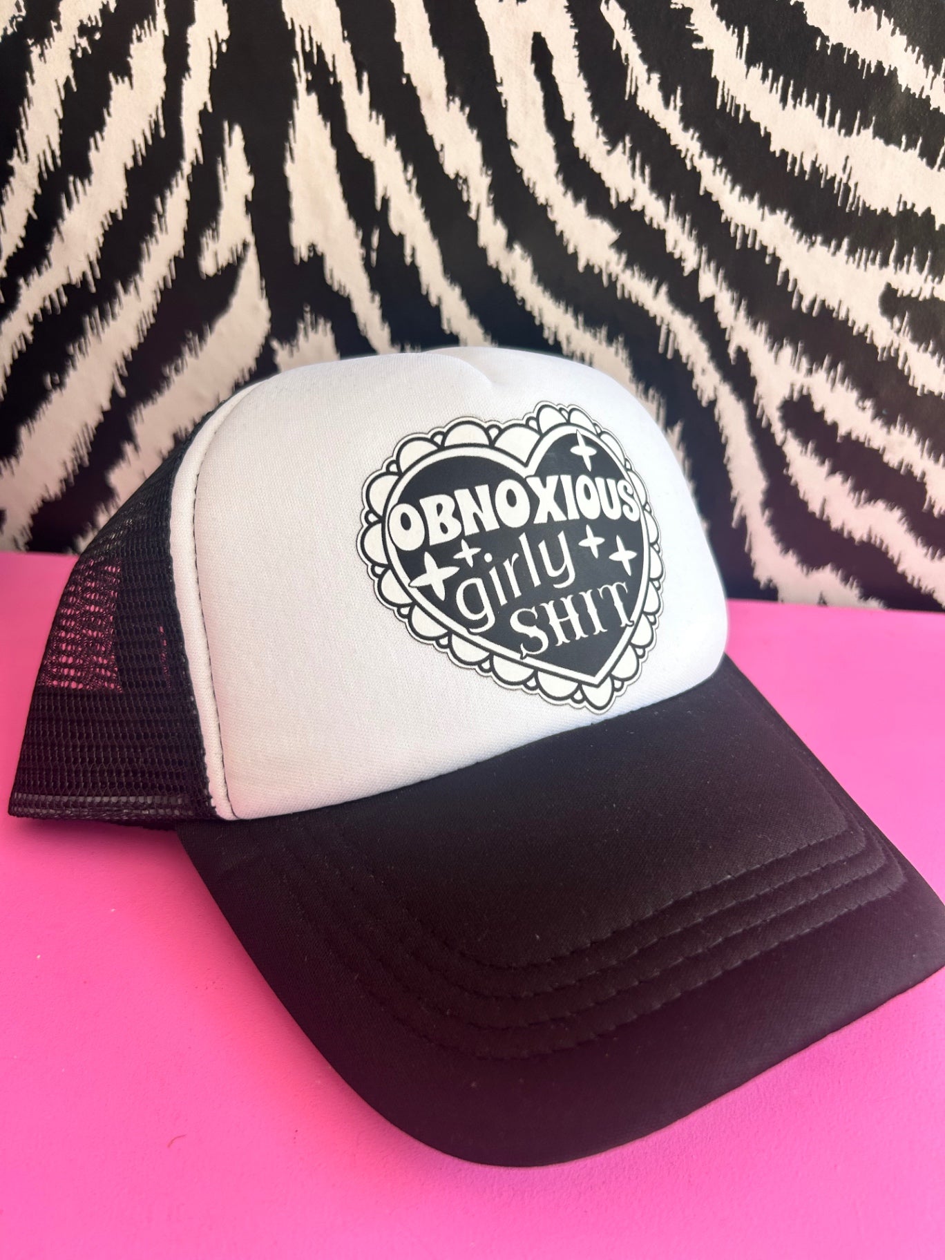 Obnoxious Girly Shit Trucker Baseball Hat