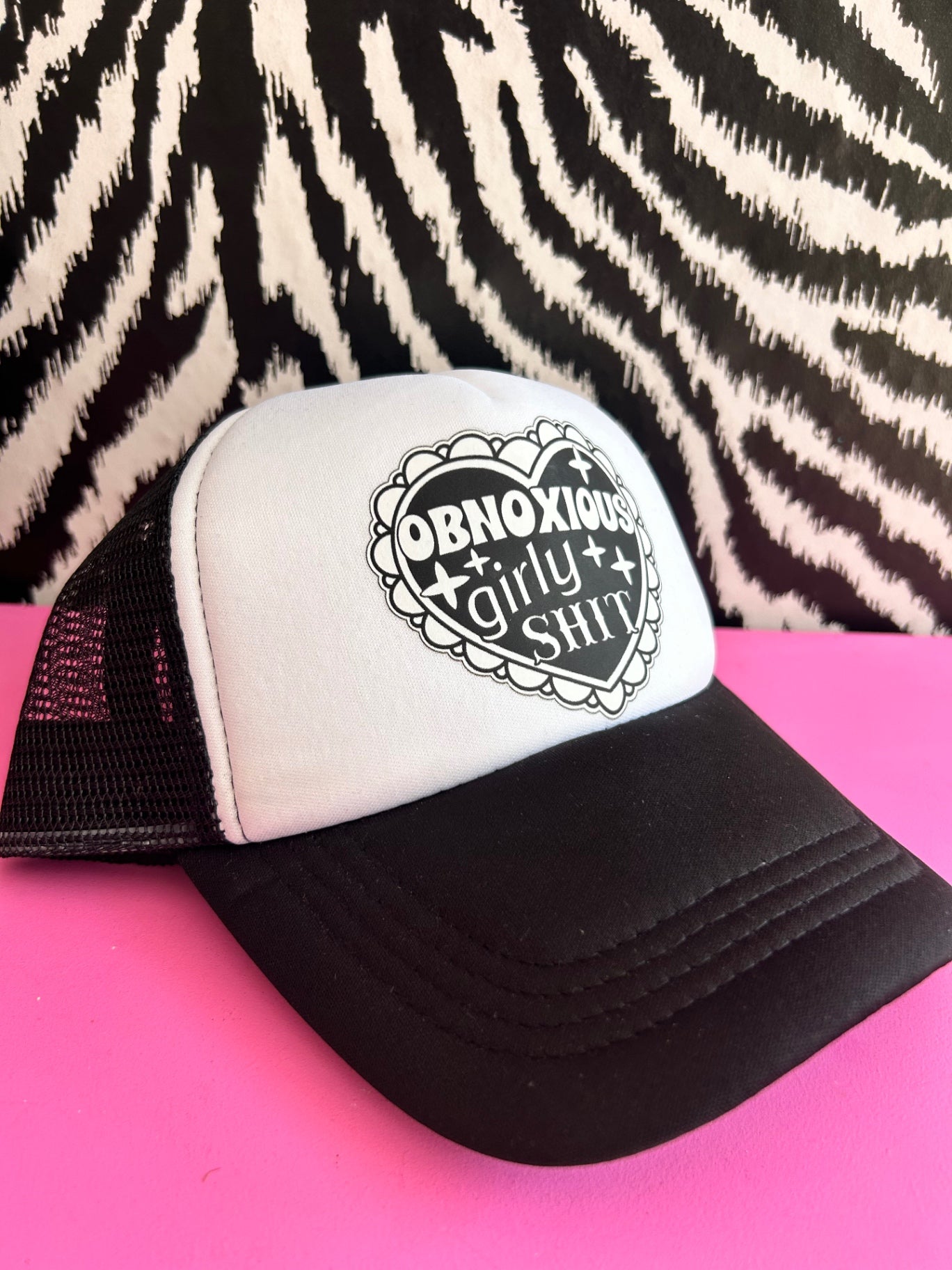 Obnoxious Girly Shit Trucker Baseball Hat