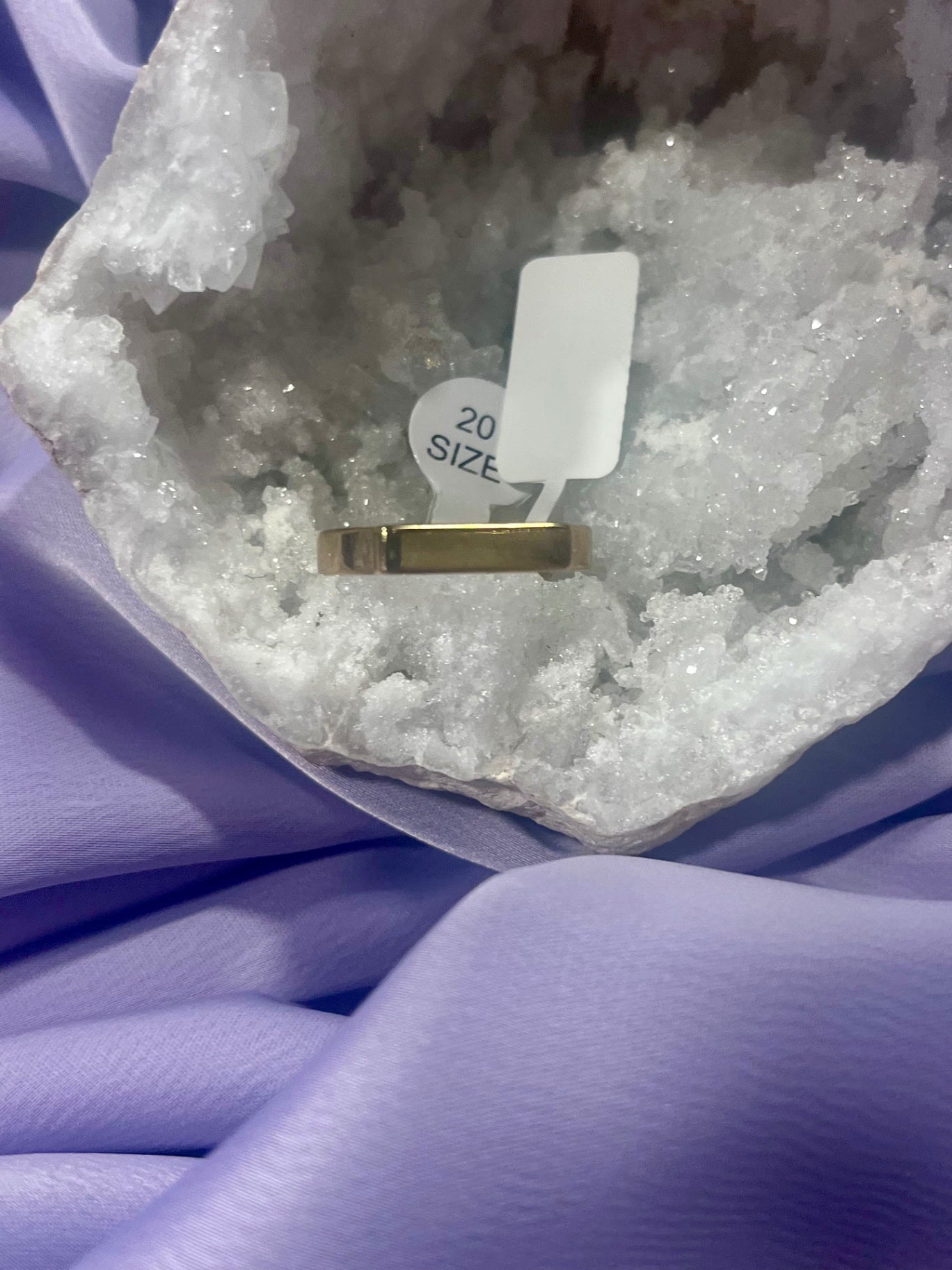Gold Band Ring – Stainless Steel (Pot Luck Mix
